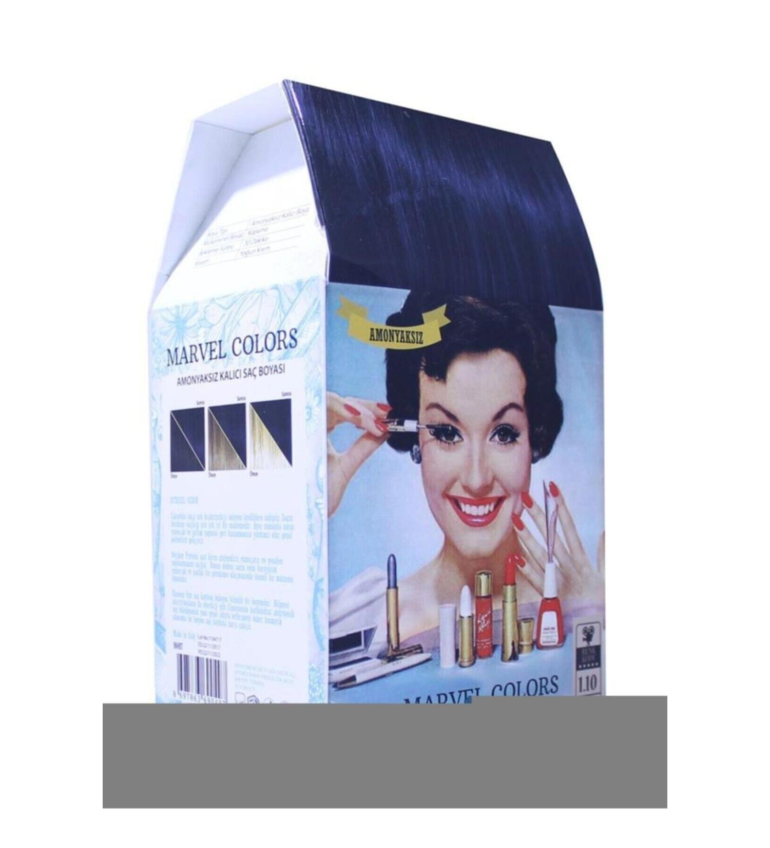 Marvel Colors Hair Dye 1.10 Blue Black