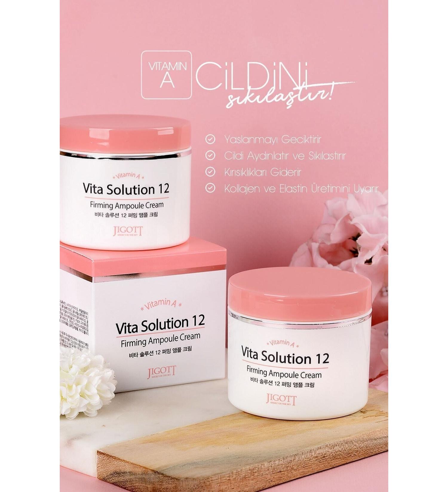 Jigott Firming Anti-Wrinkle and Collagen Vitamin A Anti-Aging Ampoule Cream 100 Ml - Buy Online on GoSupps.com