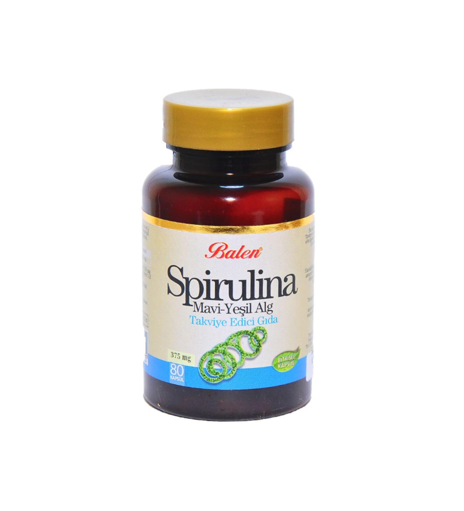 Balen Spirulina 80 Capsules - Buy Online on GoSupps.com