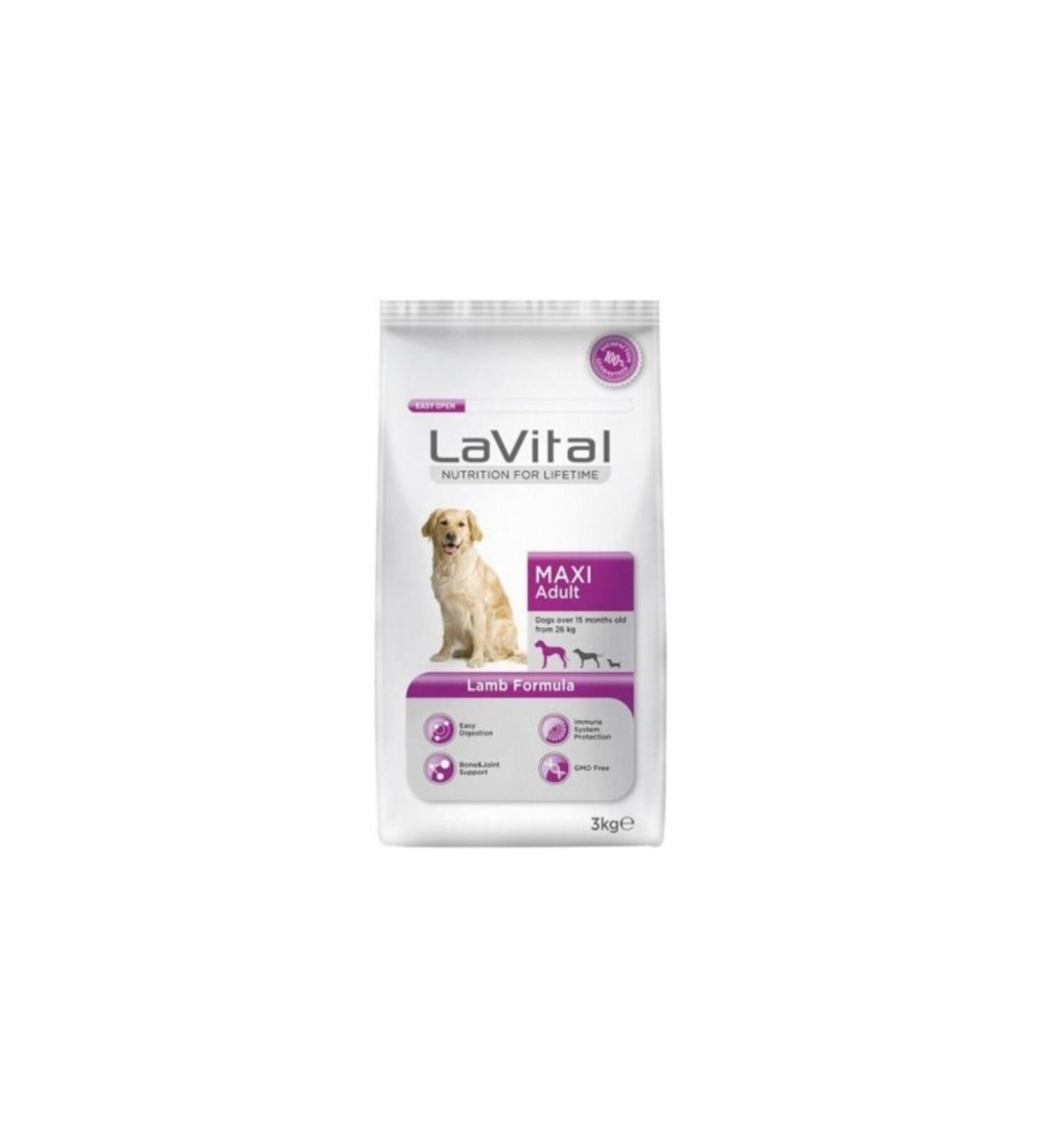 La Vital Large Breed Lamb Adult Dog Food 3 kg