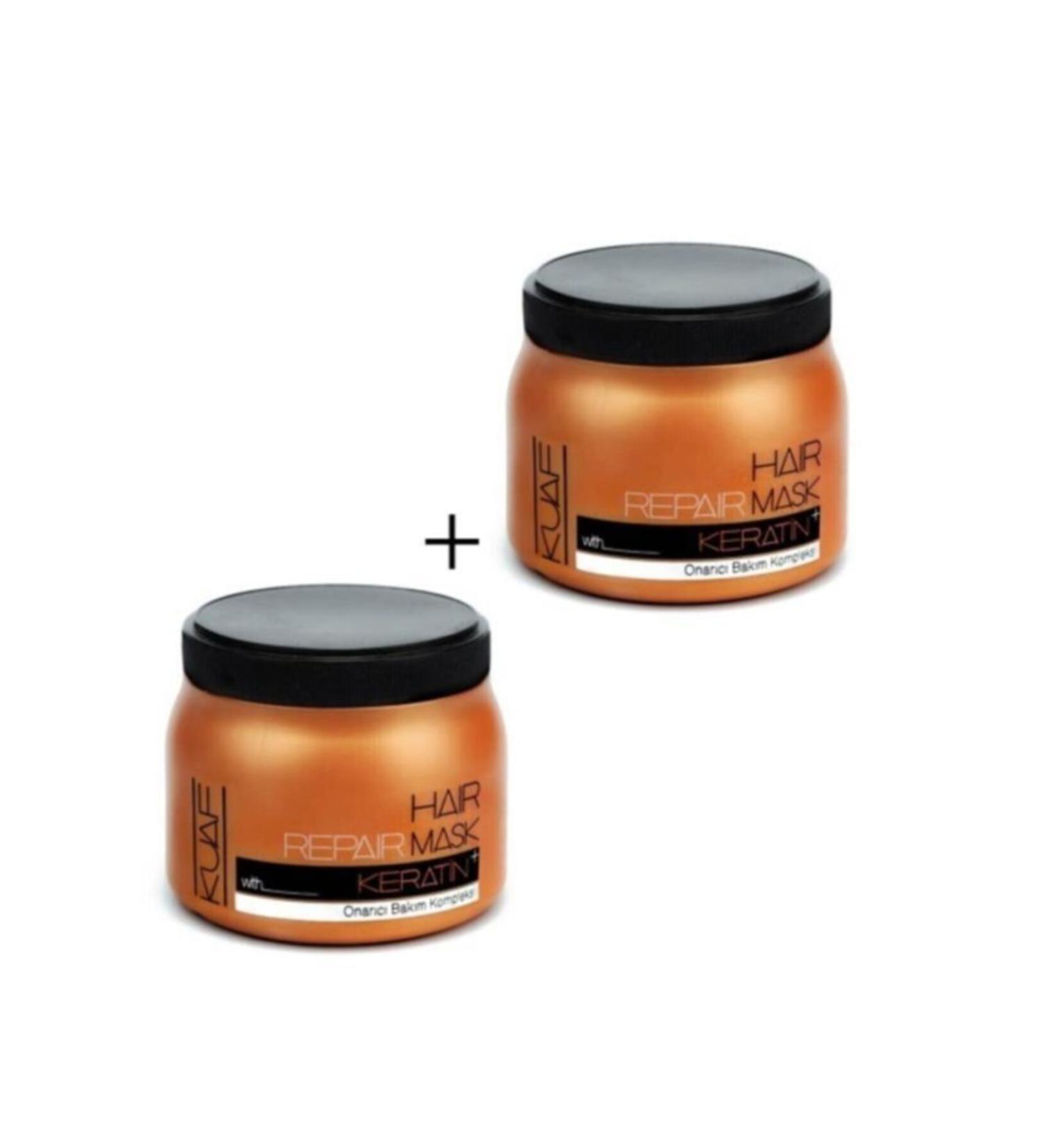 Kuaf Professional Keratin Hair Mask 500 ml X 2 Pieces