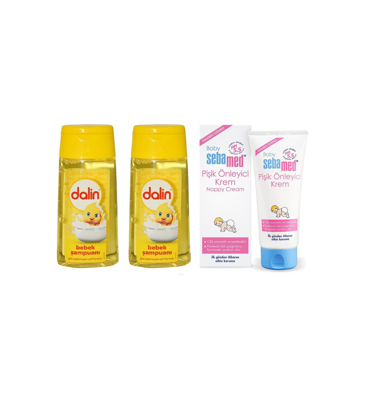 Dalin Shampoo 125 ml x 2 Sebamed Diaper Rash Cream 50 g