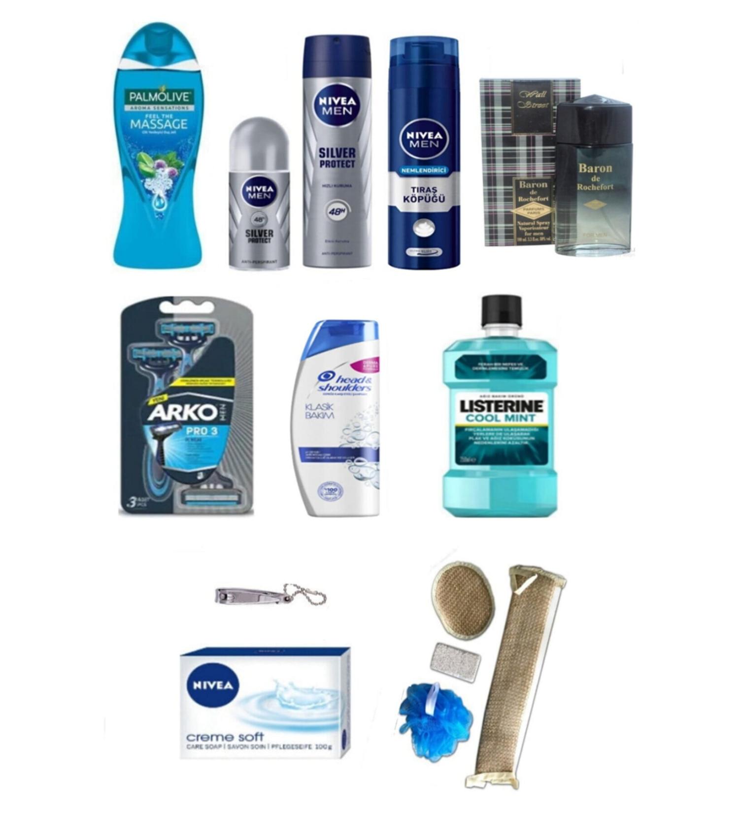 NIVEA Groom Engagement Wedding Bouquet - Men's Personal Care Set 15 Pieces