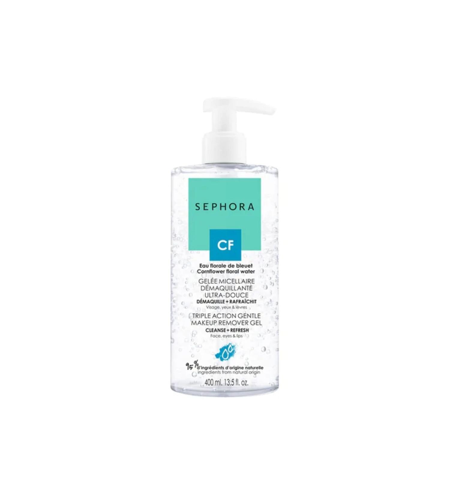Sephora Ultra Gentle Cleansing Micellar Jelly Make-Up Remover 400ml & Refresher 400ml