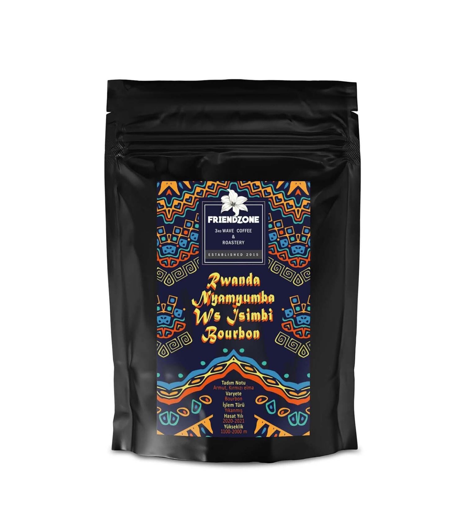 Friendzone 3rd Wave Coffee & Roastery Rwanda Nyamyumba Ws Isimbi Bourbon Local Coffee 500 Gr.