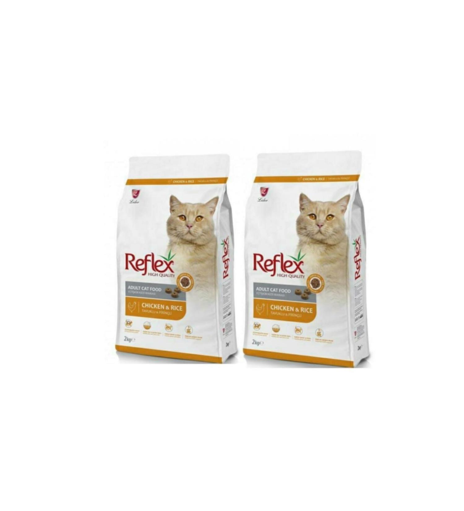 Reflex Chicken Adult Cat Food 2 Kg X 2 Pieces