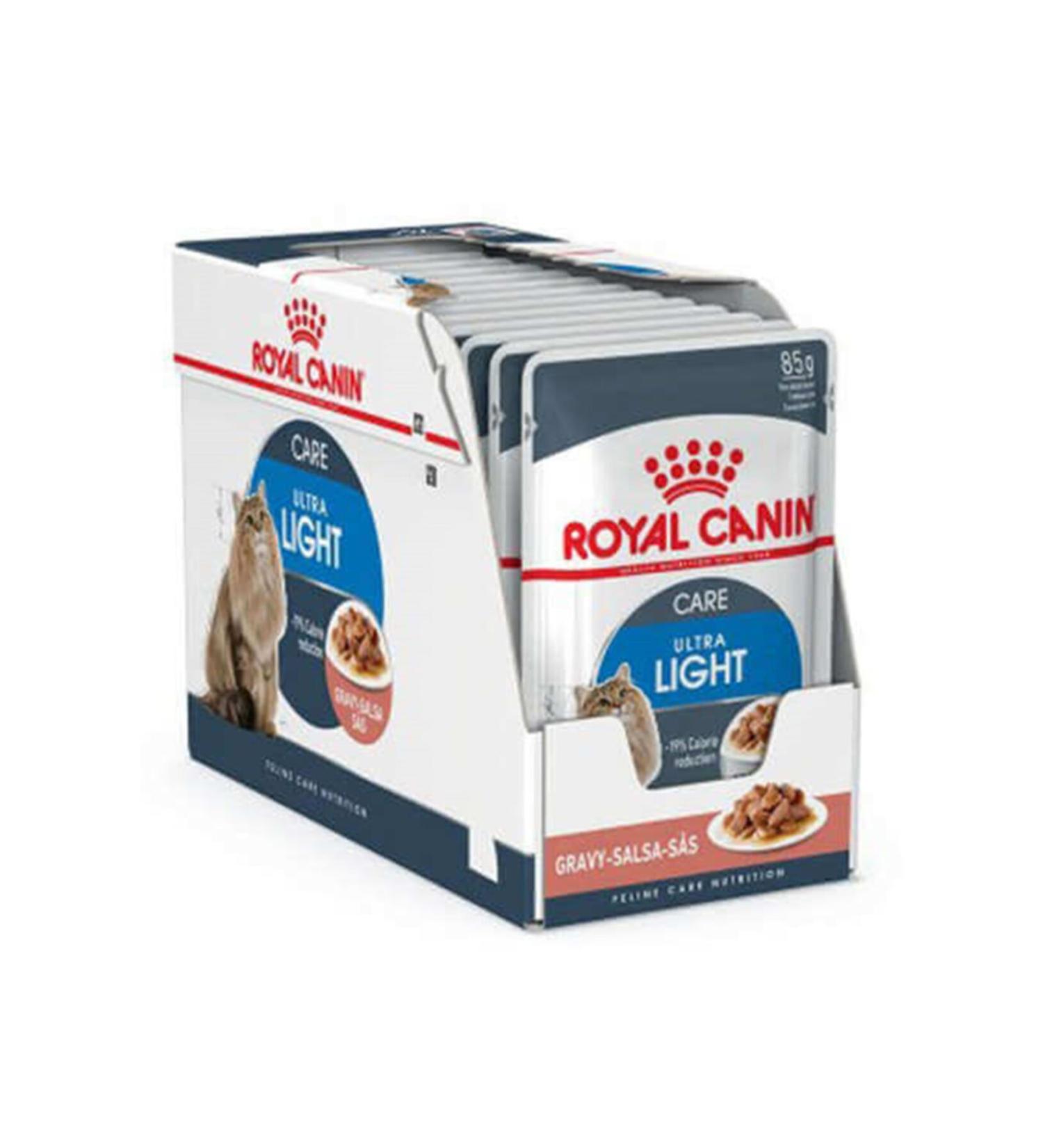 Royal Canin Ultra Light Diet Wet Cat Food 85 Gr 12 Pieces