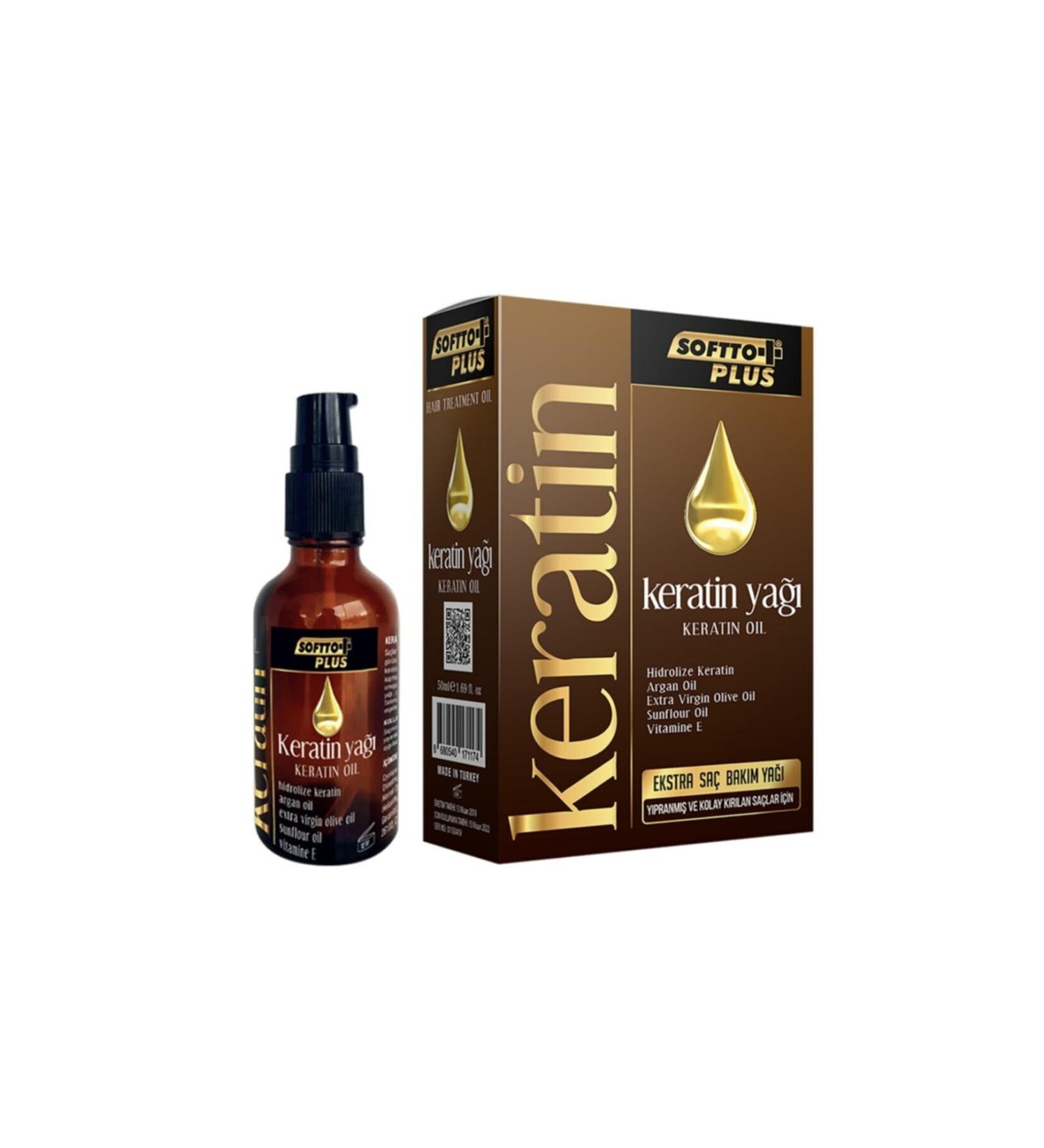 Softto Plus .KERATIN HAIR CARE OIL 50 ML