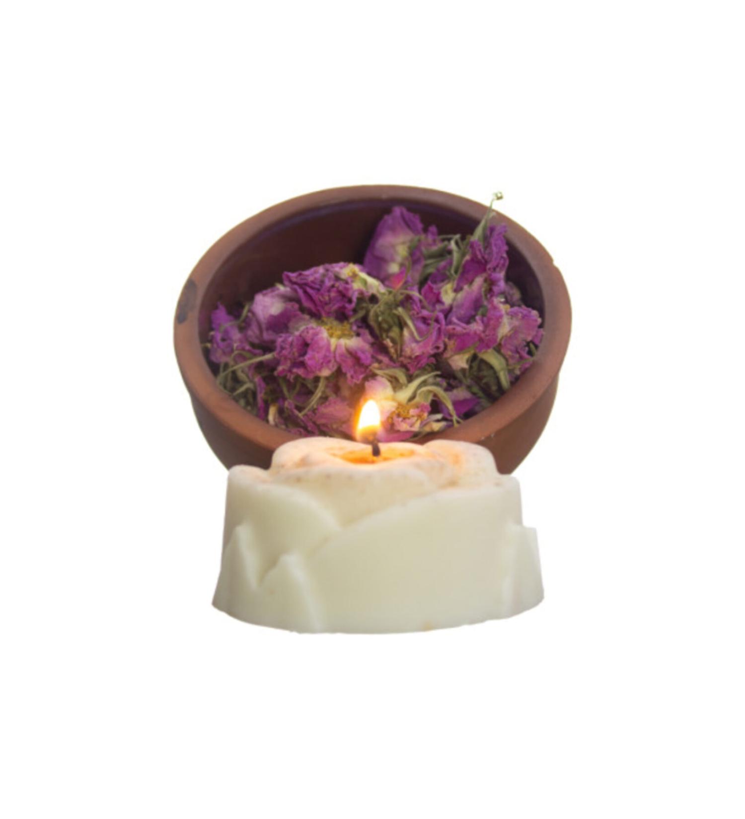 Akita %100 Natural Skin Care Massage Candle Rose 100gr - High Frequency