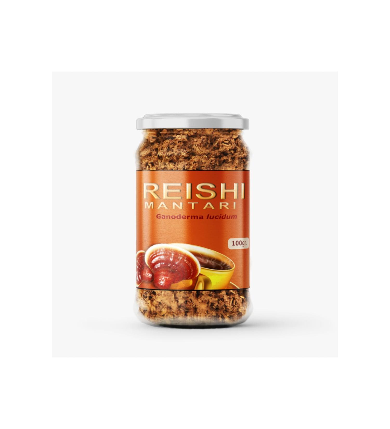 Agroma Reishi (Ganoderma Lucidum) Mushroom Ground 100 Gr(glass jar)