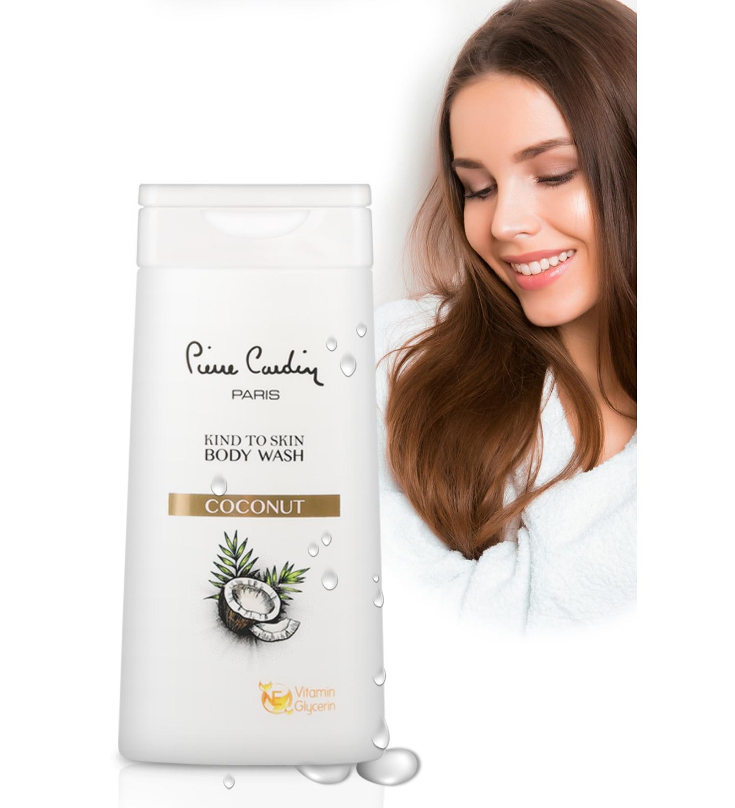 Pierre Cardin Kind To Skin Revitalizing Shower Gel with Coconut Extract - 250 ml - Buy Online on GoSupps.com