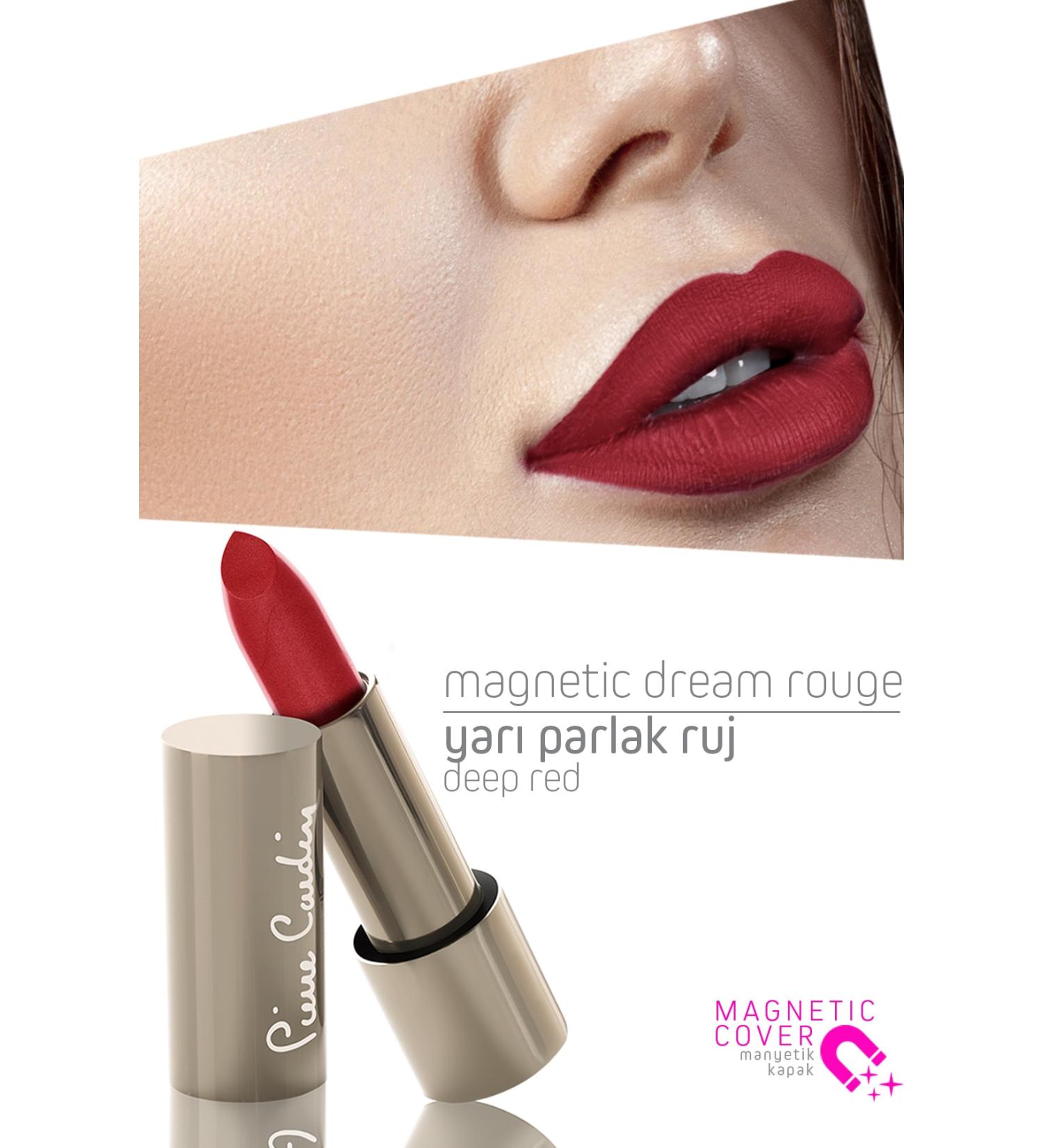 Pierre Cardin Brand: Magnetic Dream Lipstick - Deep Red - 263 1 Pack (1 X 150 G) Category: Lipstick - Buy Online on GoSupps.com
