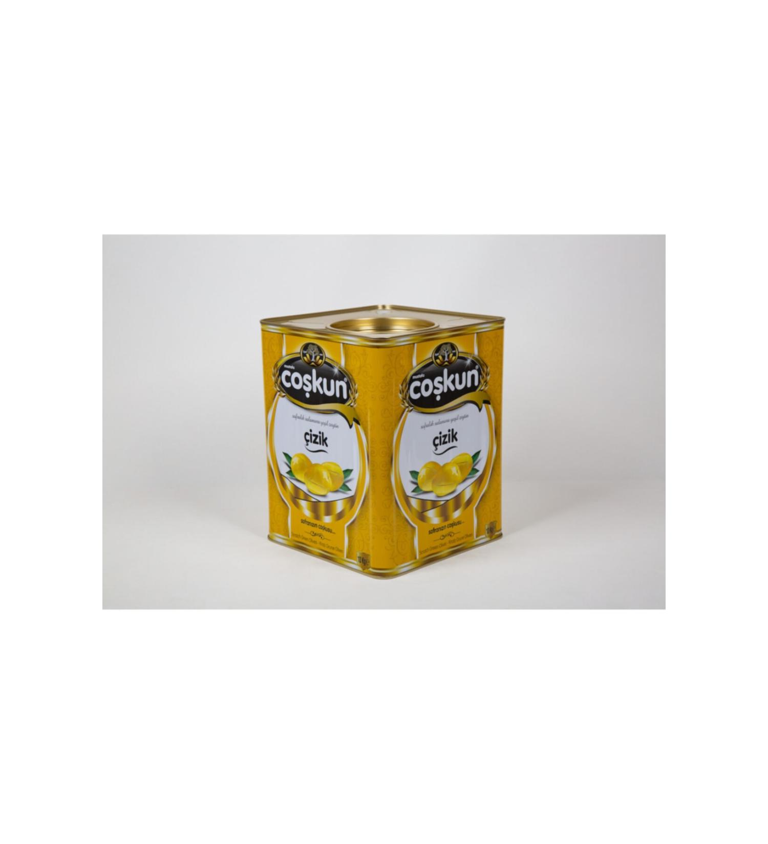 EMC EGEL MUSTAFA OSKUN Mustafa Co kun Edremit Scratched 291-320 Kb S Green Olive Tin 10 Kg