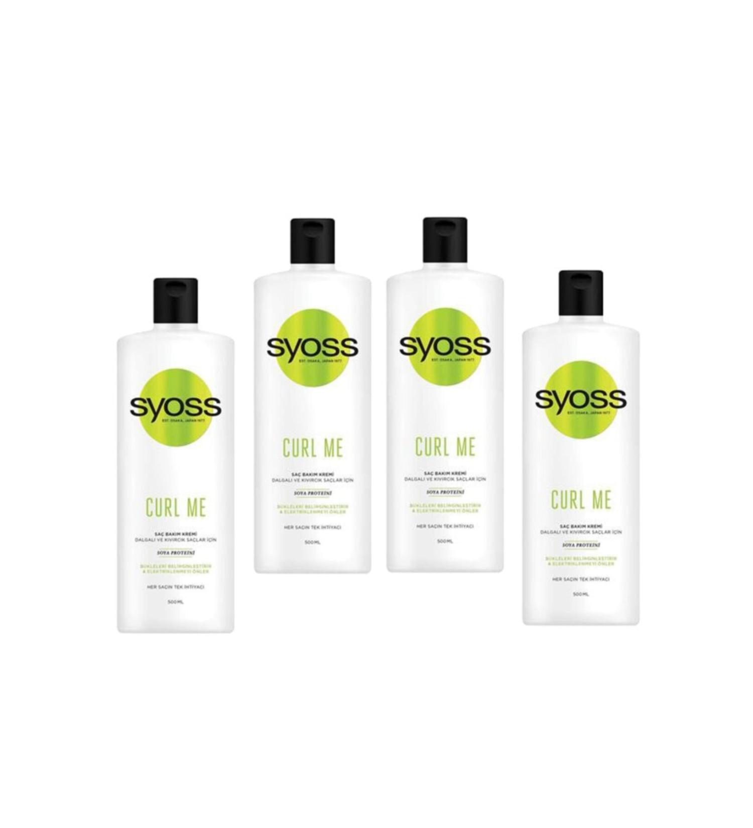 Syoss Curl Me Hair Cream 500 Ml Set of 4