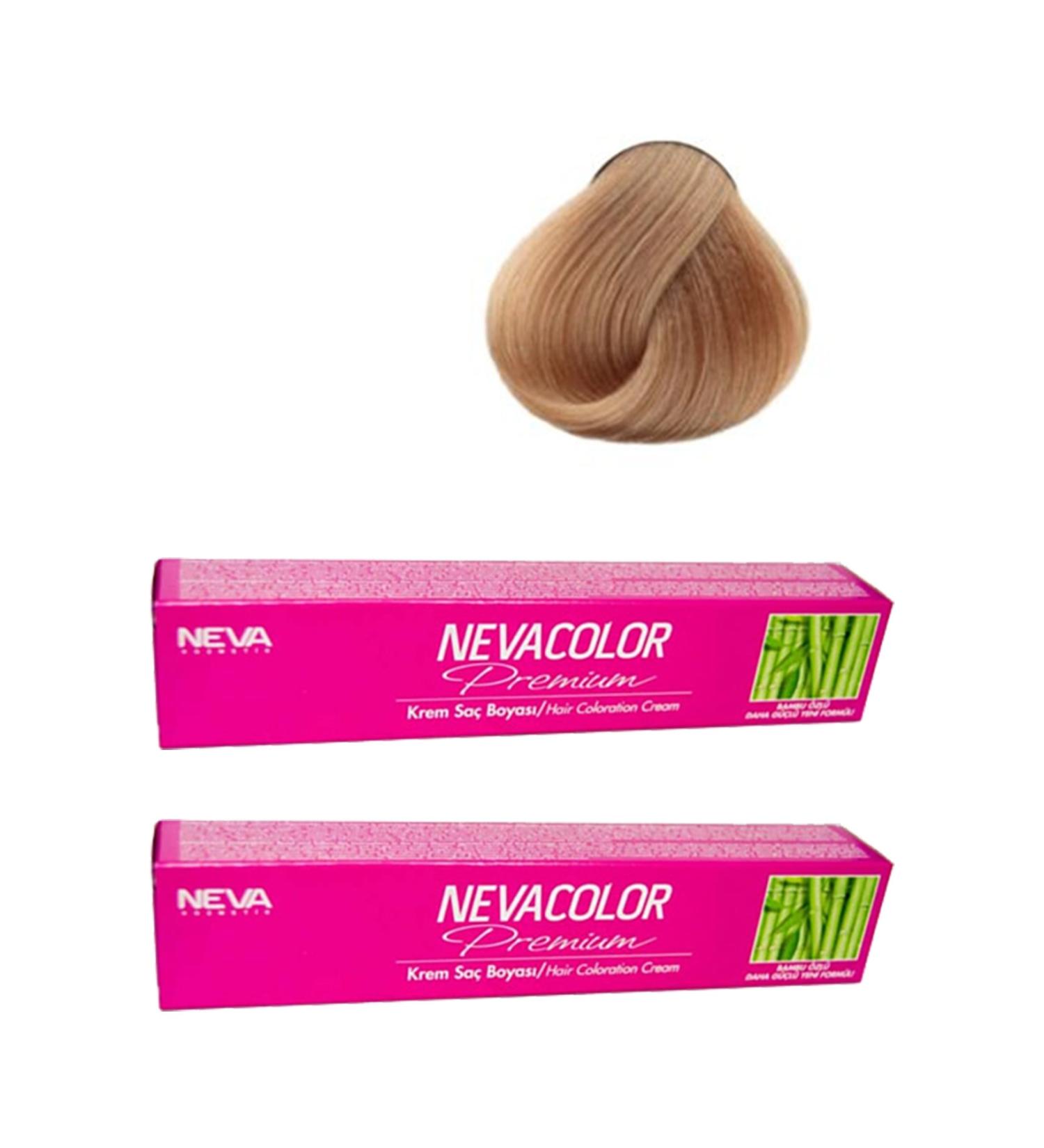 Neva Color Nevacolor Tube Paint 9.1 Ashy Very Light Blonde Economical 2-Pack