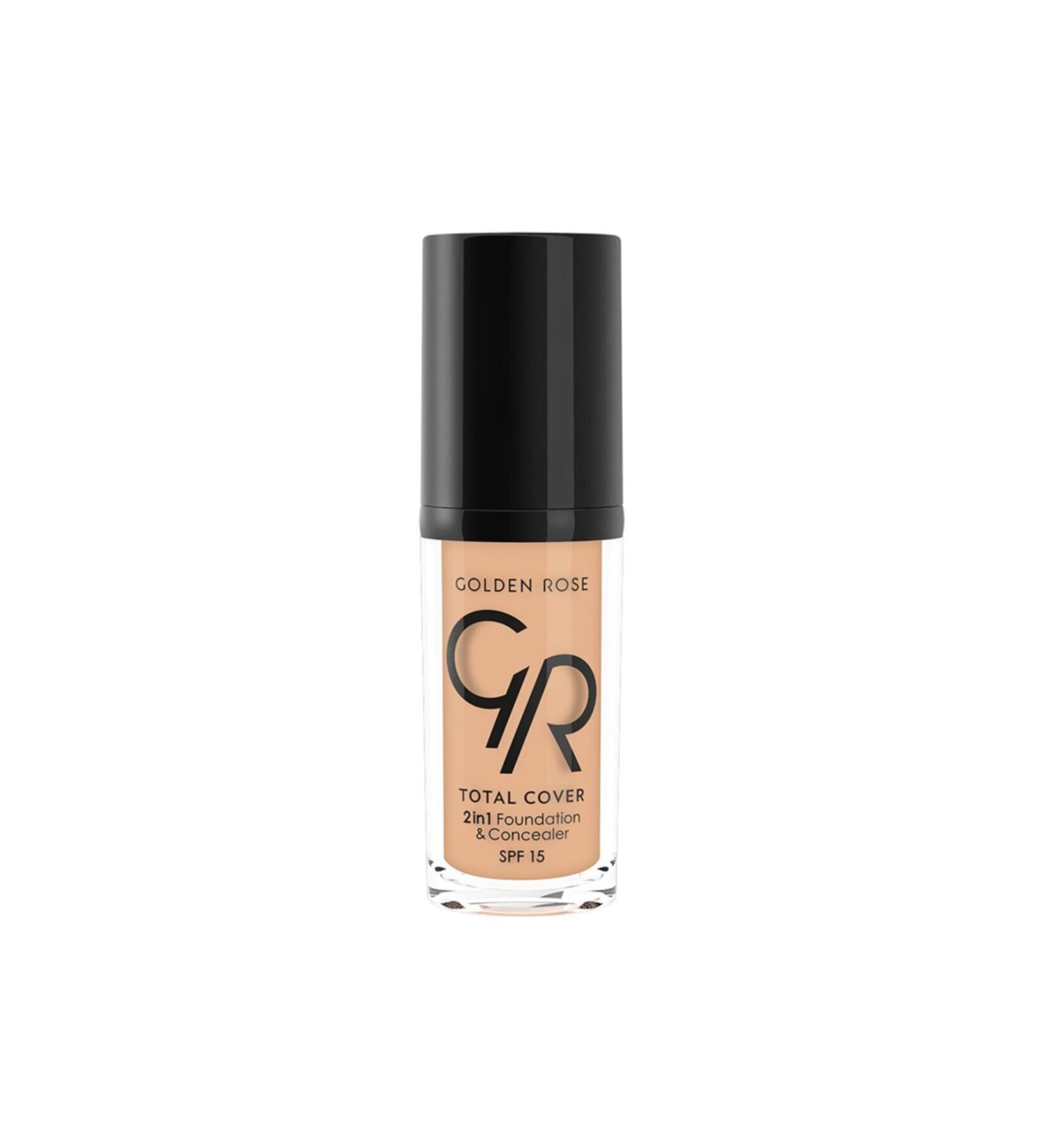 Golden Rose Total Cover 2 In 1 Foundation Concealer 12