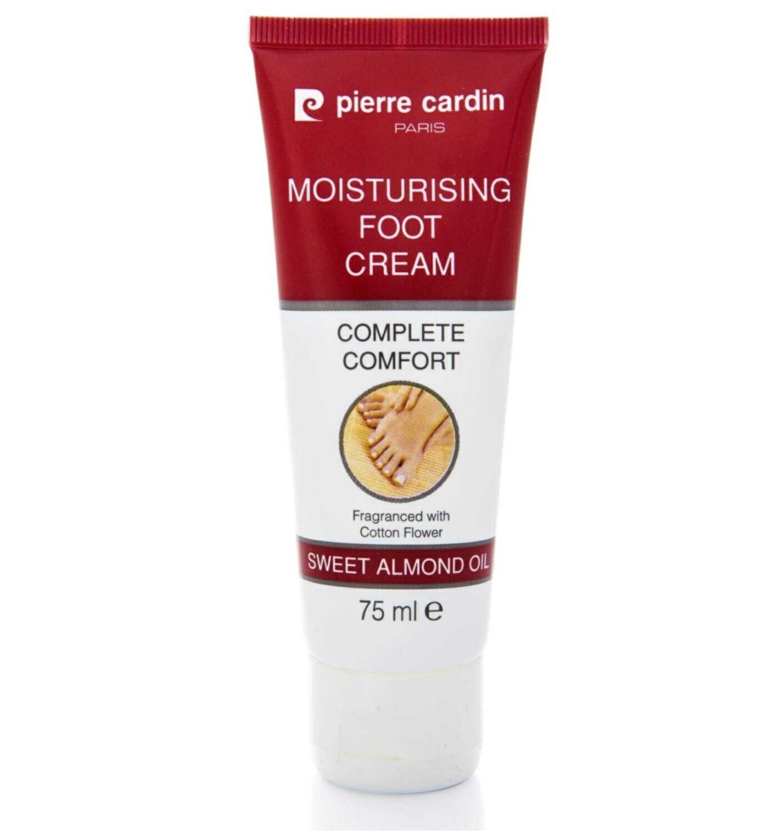 Pierre Cardin Moisturizing Foot Care Cream with Almond Oil - 75 ml
