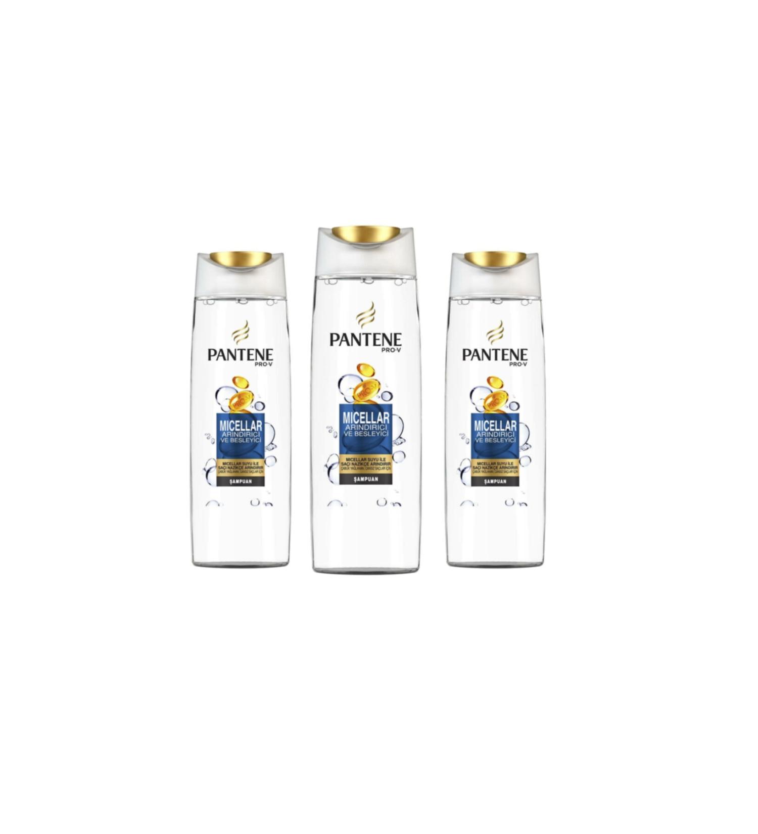 Pantene Micellar Shampoo 500 ml x3 Pieces