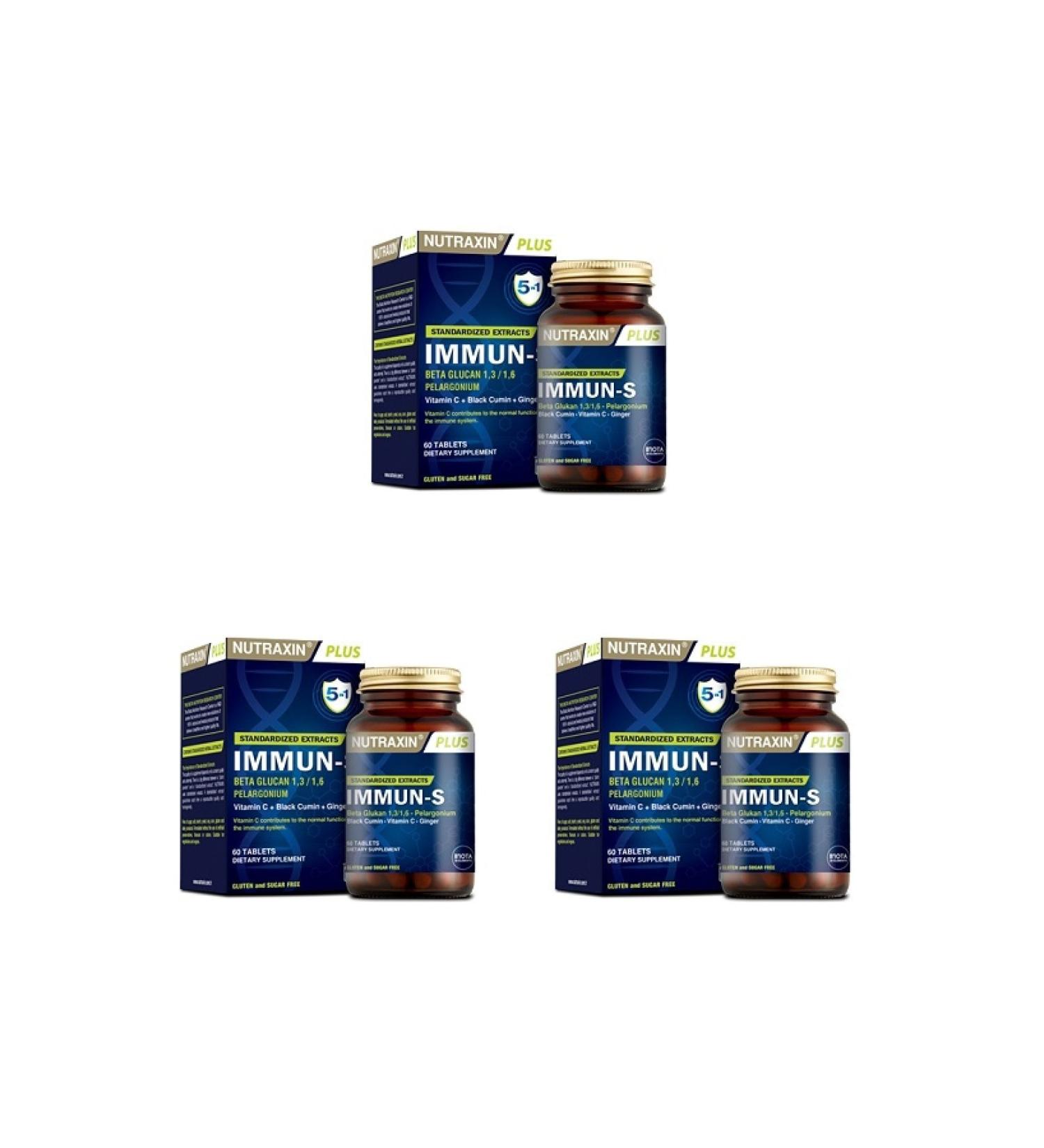 Nutraxin 5in1 Immun-s Food Supplement 3 Pieces