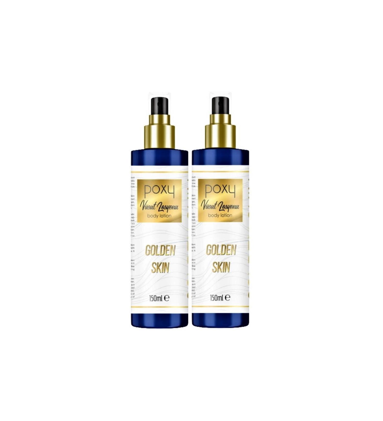 Poxy Golden Skin Body Lotion 150 Ml X 2 Pieces