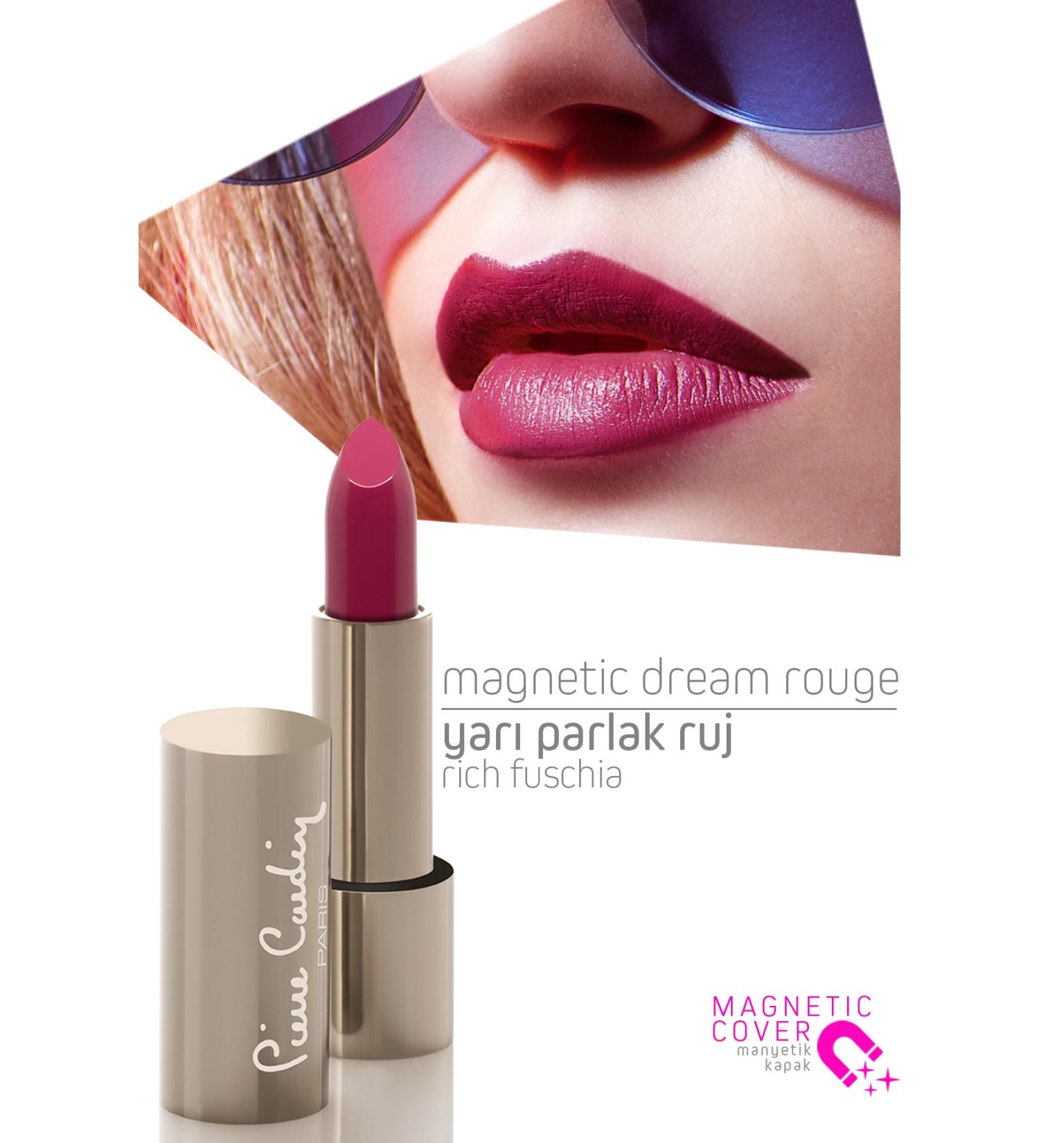 Pierre Cardin Lipstick - Magnetic Dream Lipstick Rich Fuschia 257 8680570487184 - Buy Online on GoSupps.com