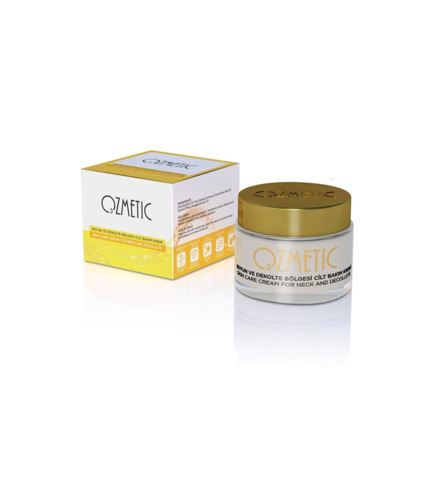 ozmetic Neck and Decollete Area Skin Care Cream - Rich Ozone Content
