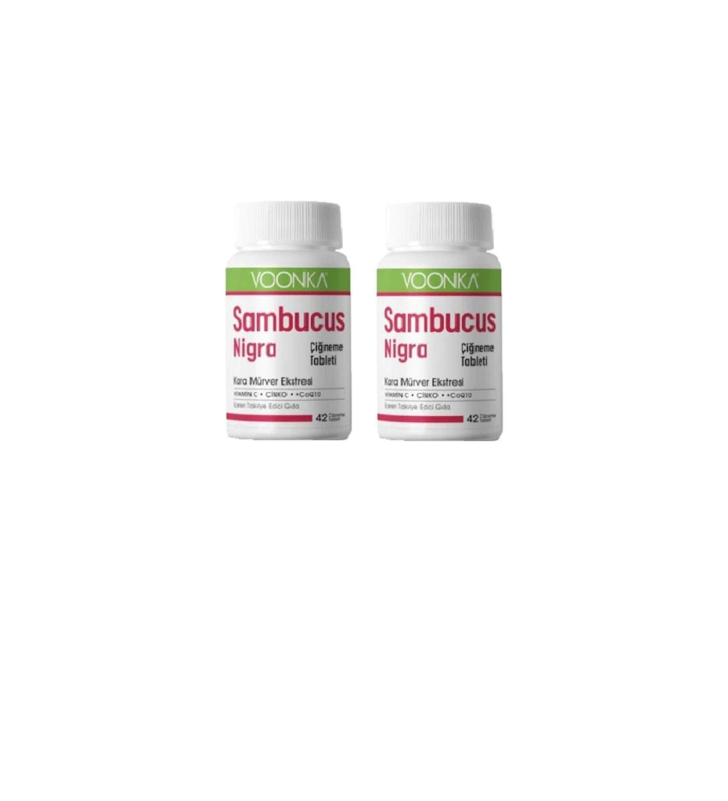 Voonka Sambucus Nigra 42 Chewable Tablets 2 Pieces