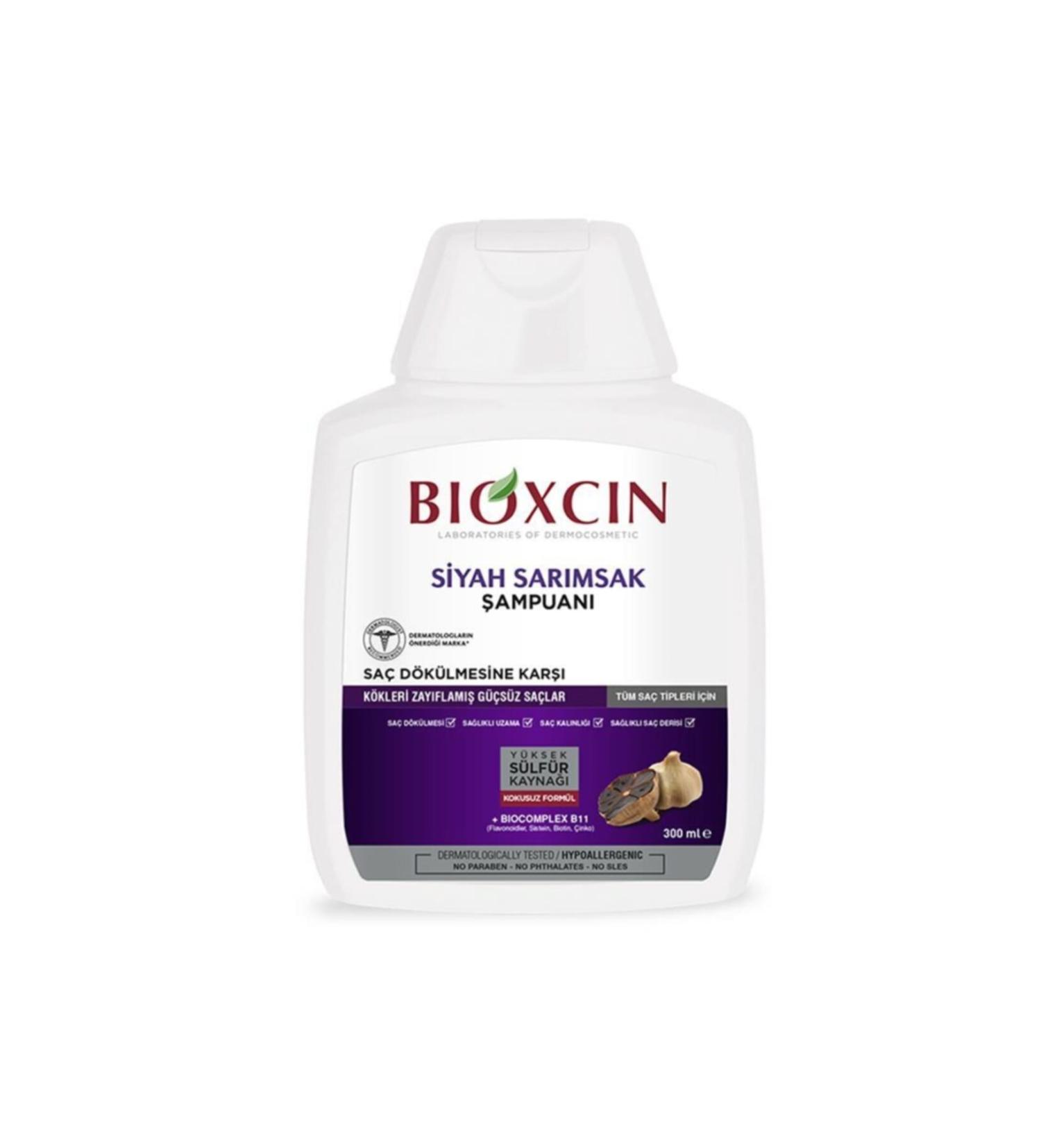 Bioxin Bioxcin Black Garlic Shampoo Against Hair Loss 300 ml