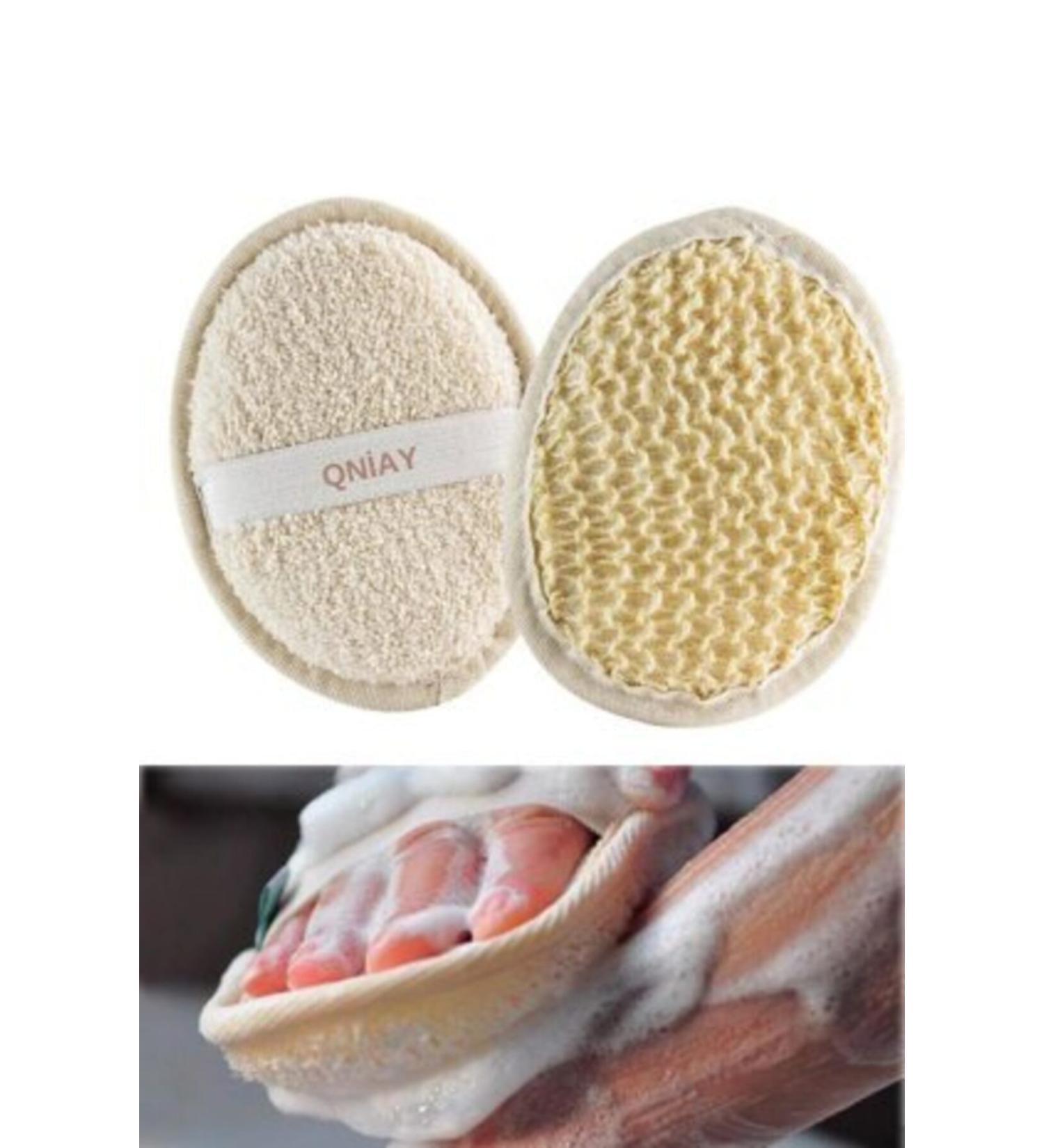 QN AY Face and Body Washcloth Peeling Washcloth Peeling Bath Pleasure Natural Face Cleaning Body Care Washcloth