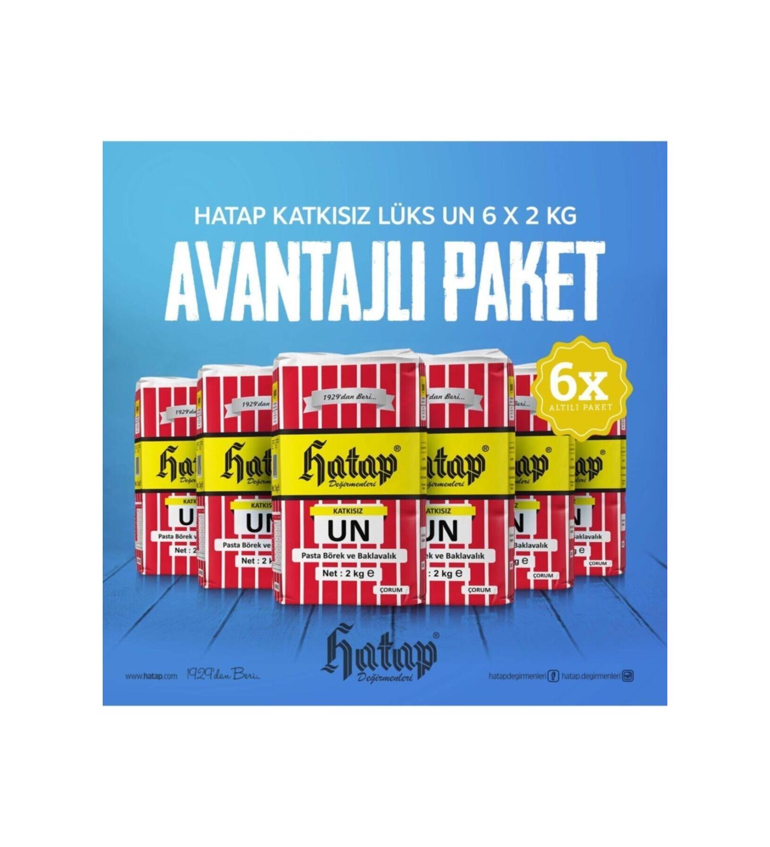 Hatap Mills Hatap Cake Pastry and Baklava Flour 6 X 2 Kg Advantageous Package