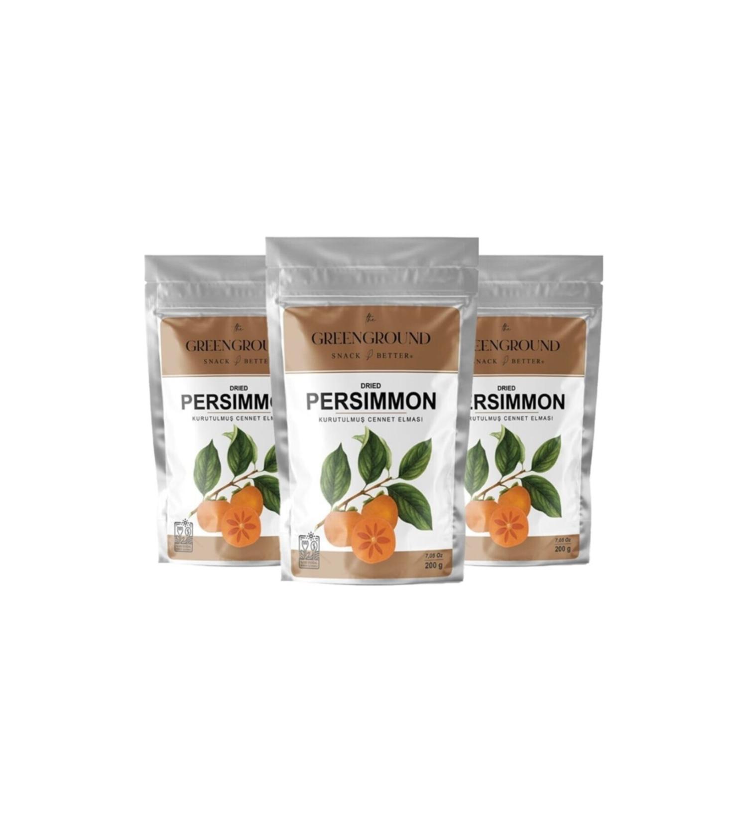 Green Ground Dried Paradise Apple Rings 200 Gr 3 Pack