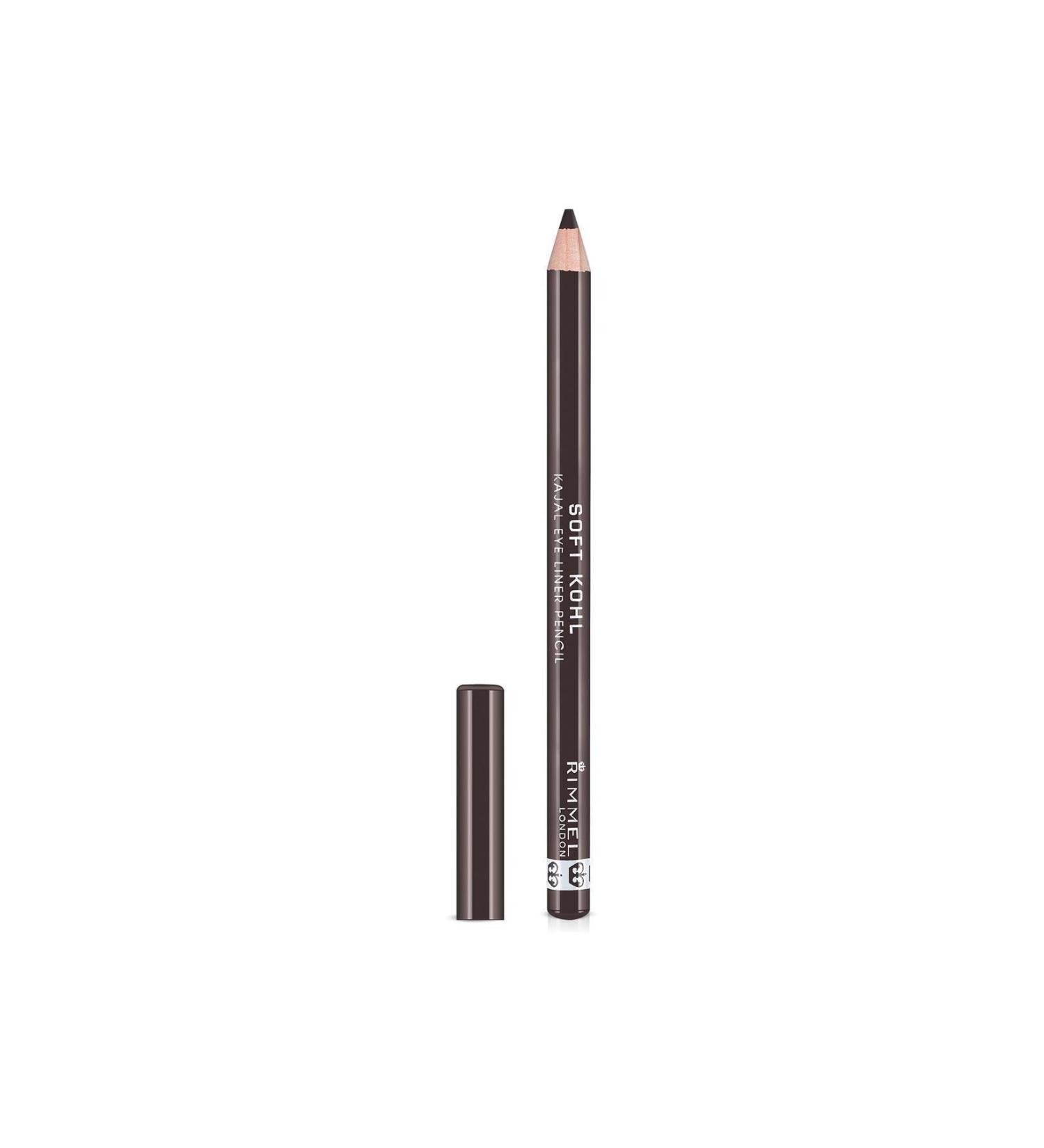 Rimmel London Brown Eye Liner Pencil - Soft Kohl Kajal Eye Liner Pencil 001 Sable Brown - Buy Online on GoSupps.com