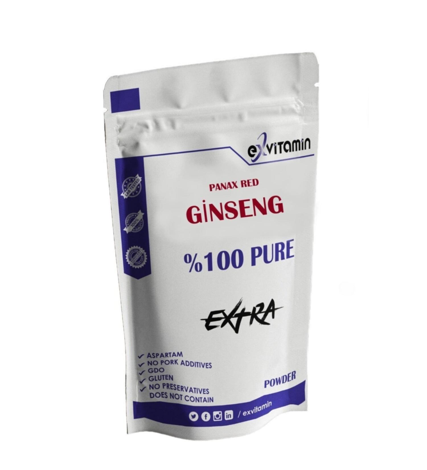 exvitamin Korean Panax Ginseng 100 Gr Powder Powder