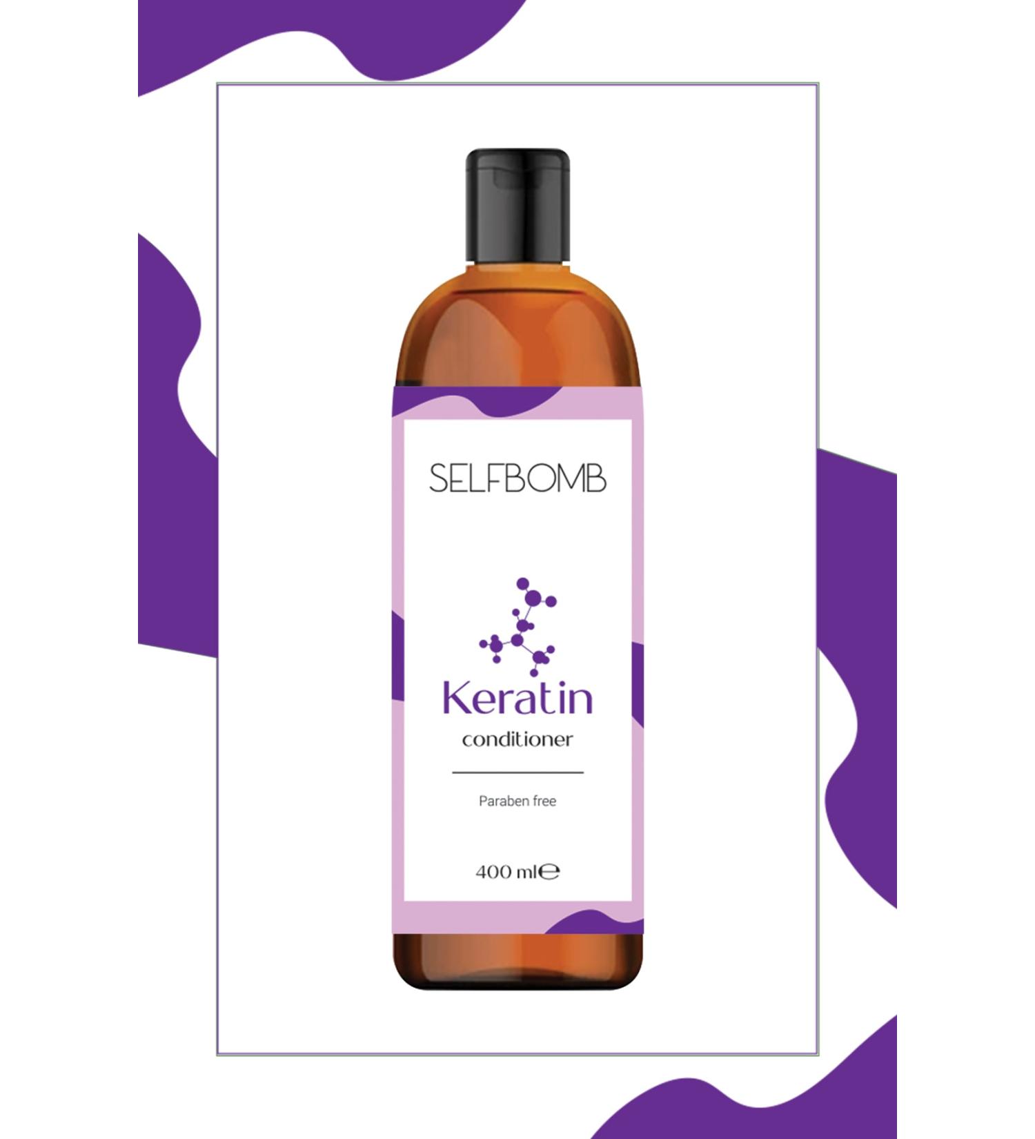 SelfBomb Paraben-Free Keratin Hair Care Cream 400 Ml