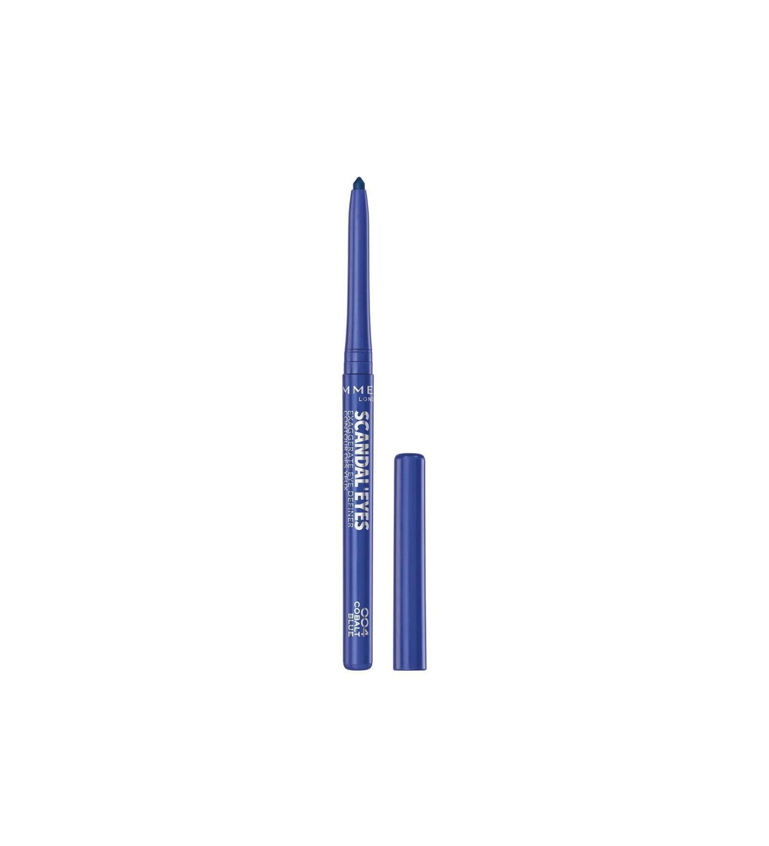 Rimmel London Blue Eyeliner - Scandal'eyes Exaggerate Definer 004 Cobalt Blue - Buy Online on GoSupps.com
