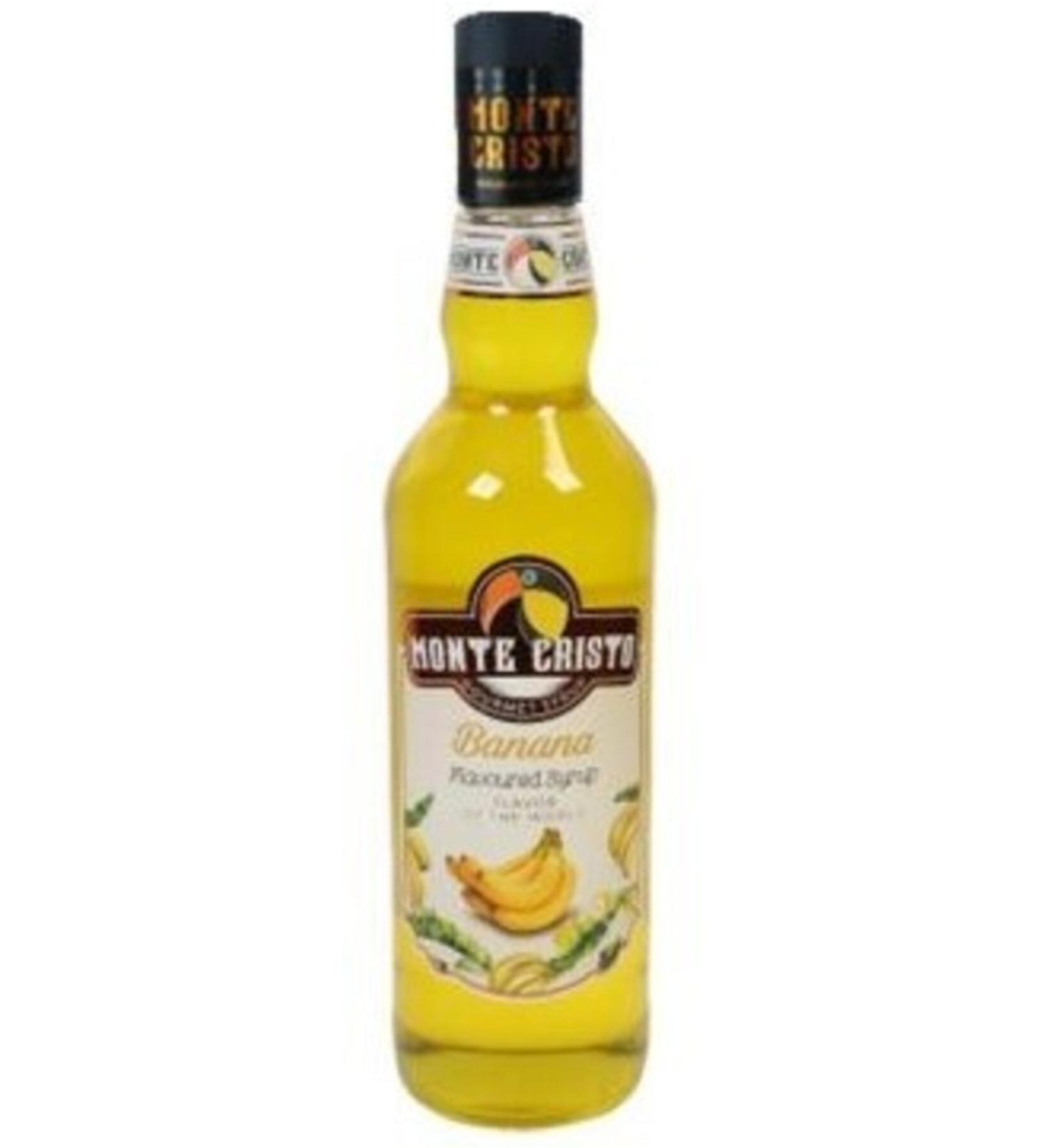 Montecristo Banana Flavored Syrup 70 cl