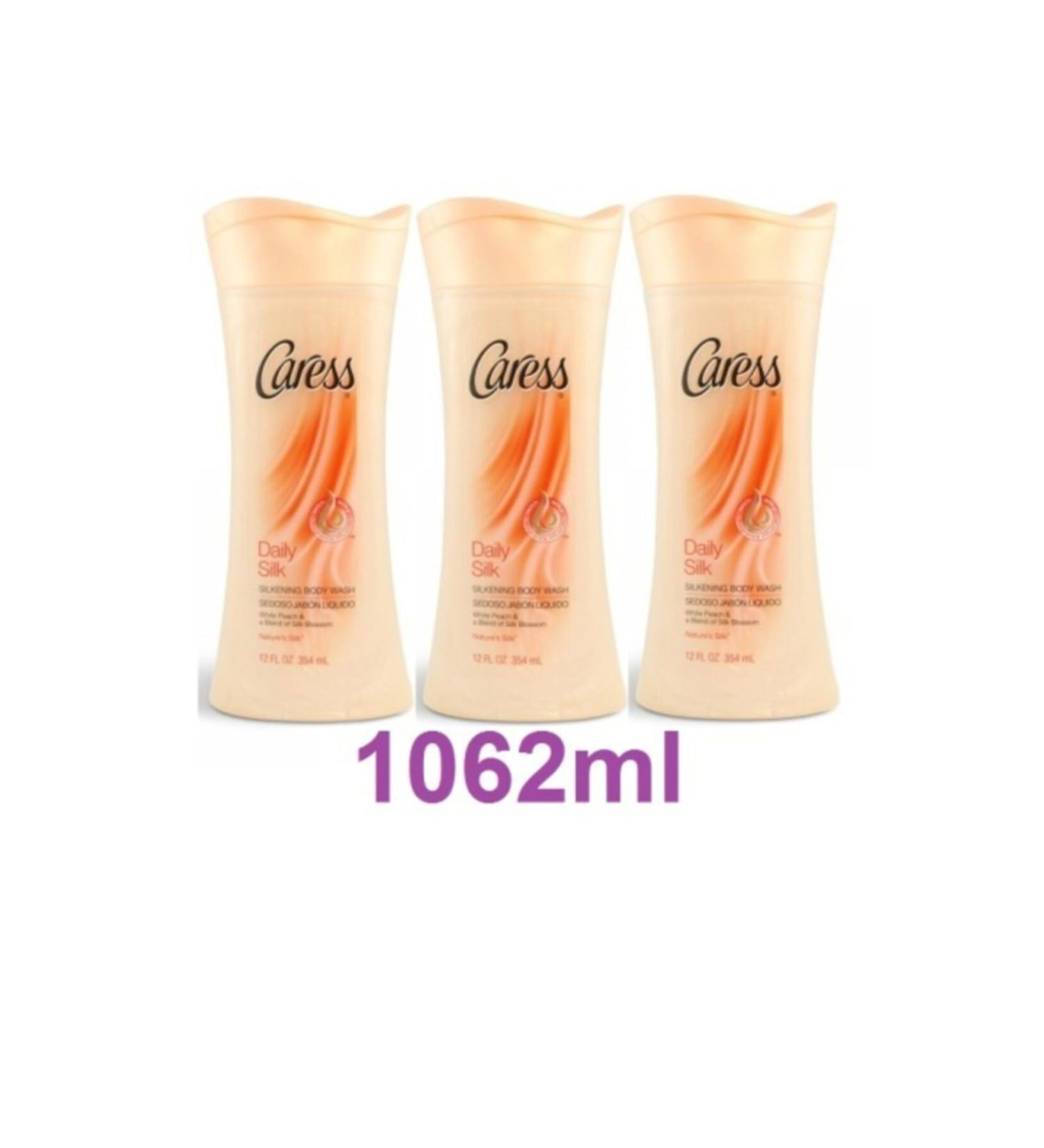 Palmolive Caress Daily Silk Shower Gel White Peach Blend Of Blossom Set 3x354ml