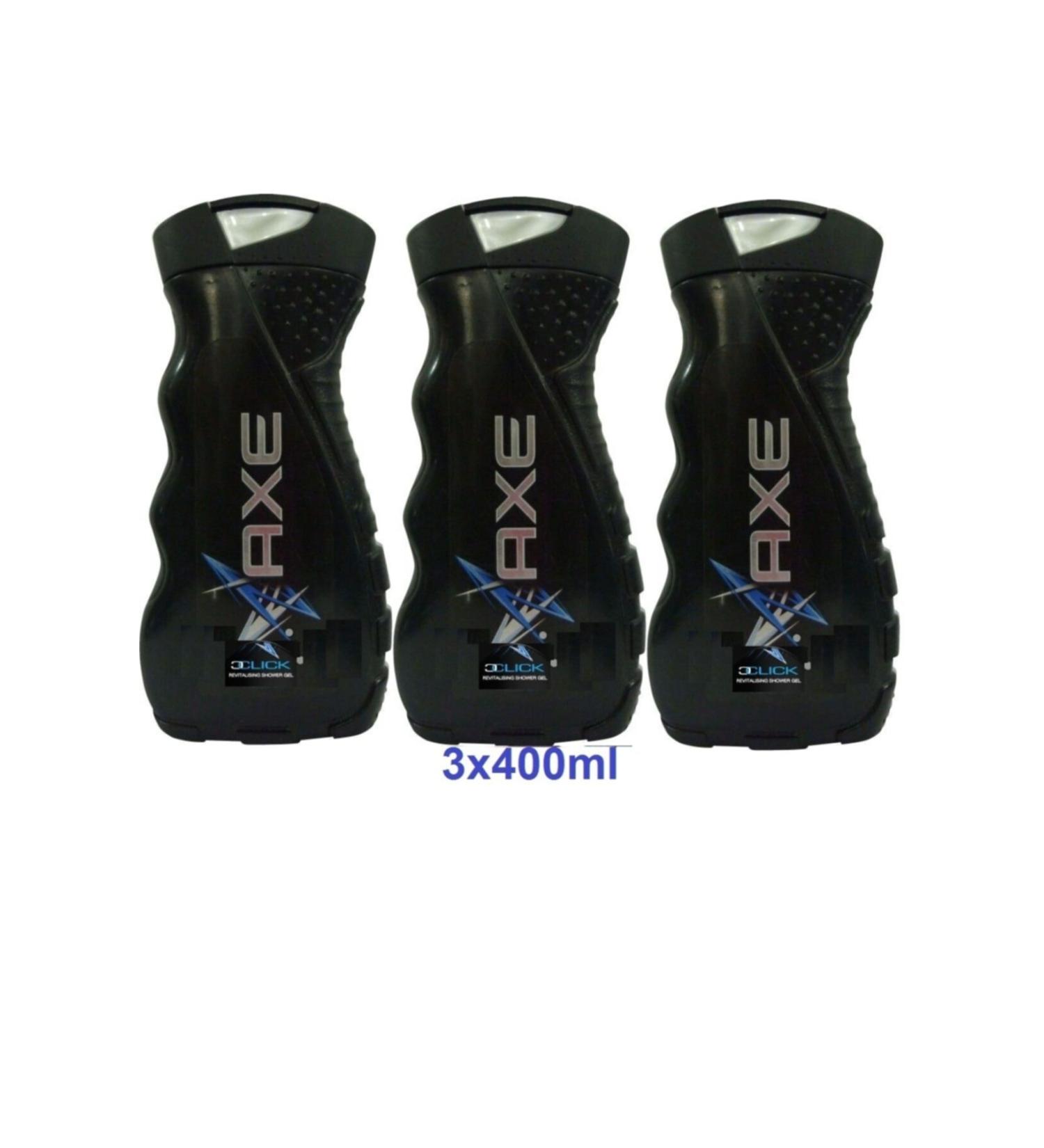 Ax Click Revitalising Shower Gel Shower Gel 3x400ml 1200ml