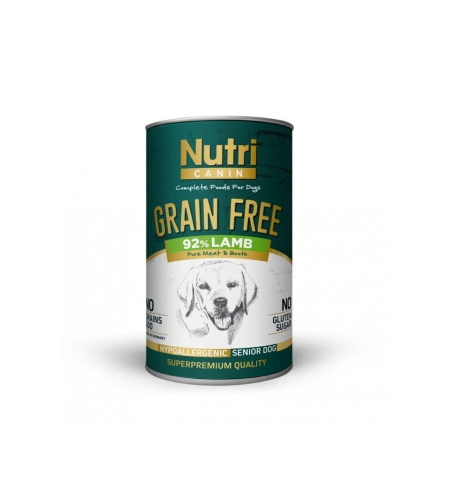 Nutri Nutri Can n Old Dog Canned Food 400 Gr X 3 Lamb Meat