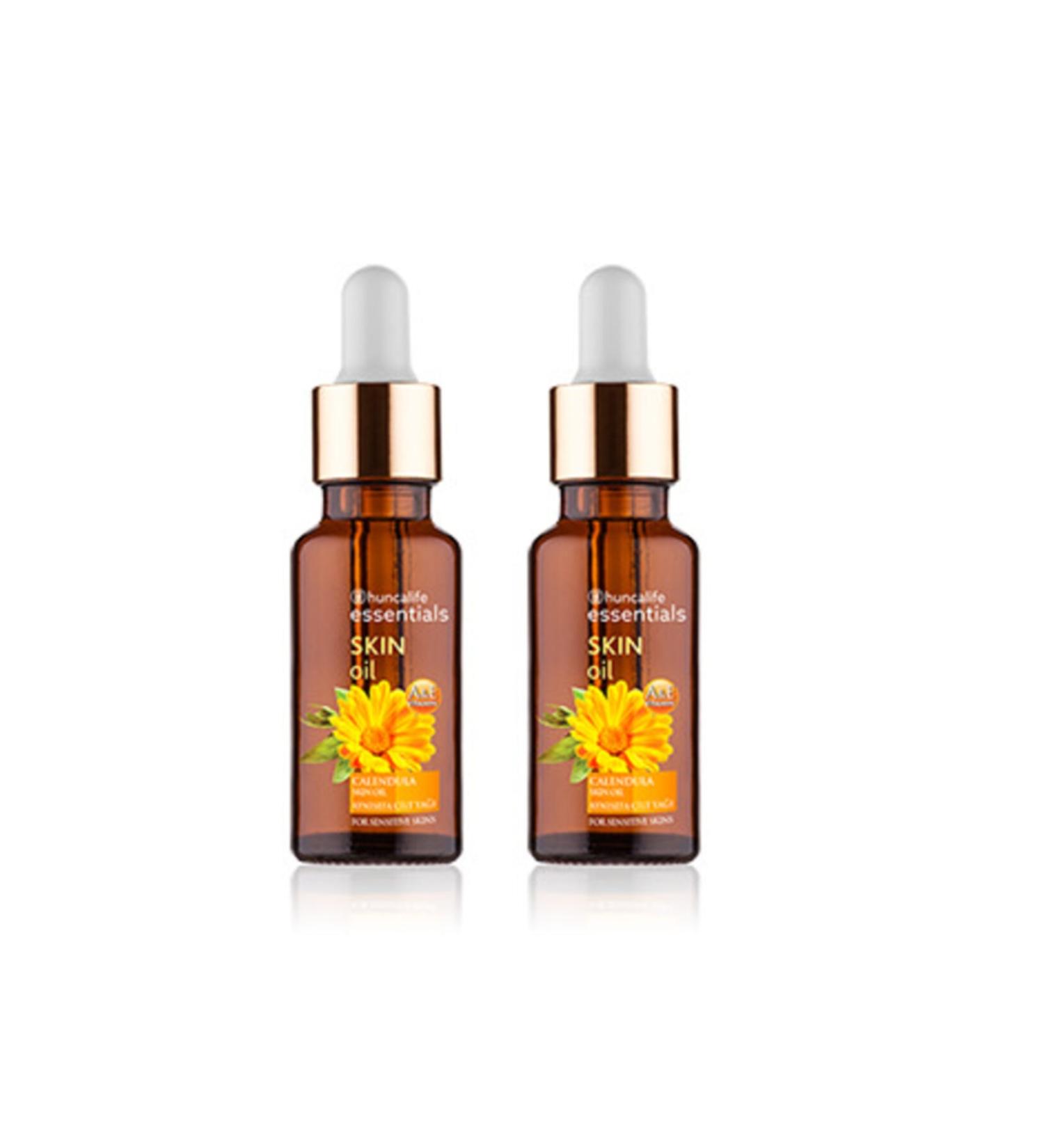Huncalife 2 Pieces Soft Time Calendula Skin Care Oil 20 Ml