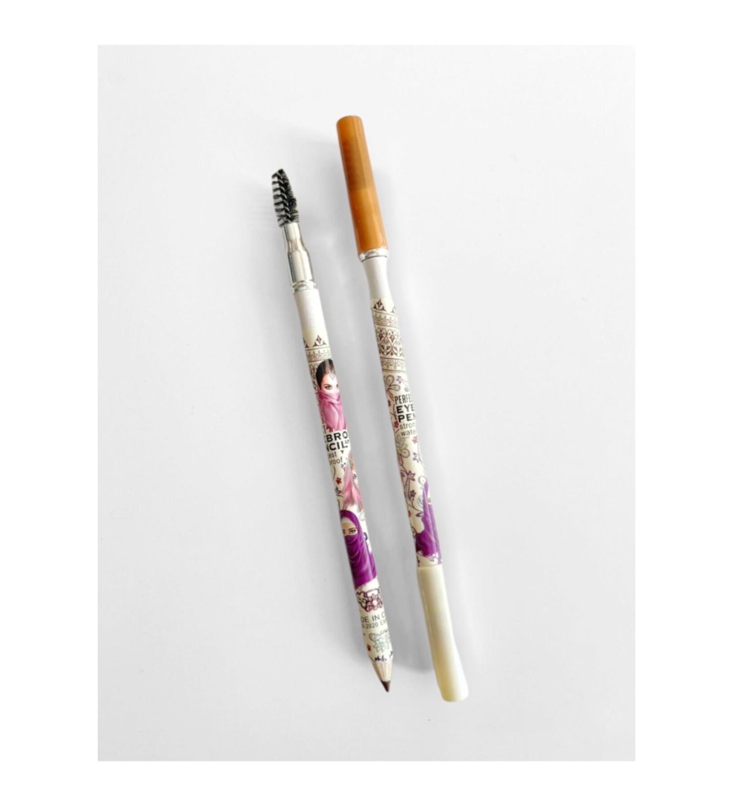A LY COSMET CS Aily Miss Model Double-Sided Eyebrow Pencil Brown