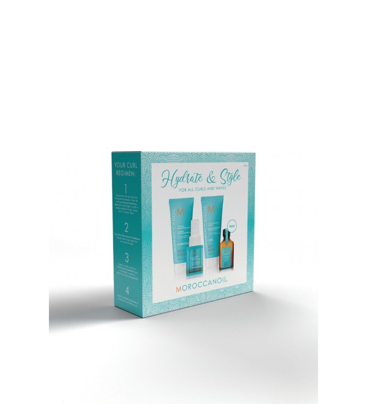 Moroccanoil Hydrate & Style Set of 4 for Curly and Wavy Hair