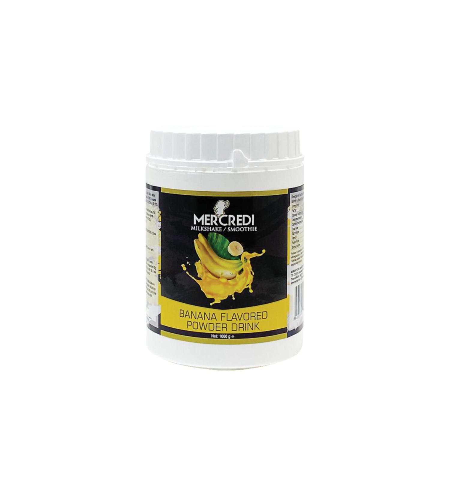 MERCREDI Banana Banana Milkshake/smoothie Powder 1000 gr