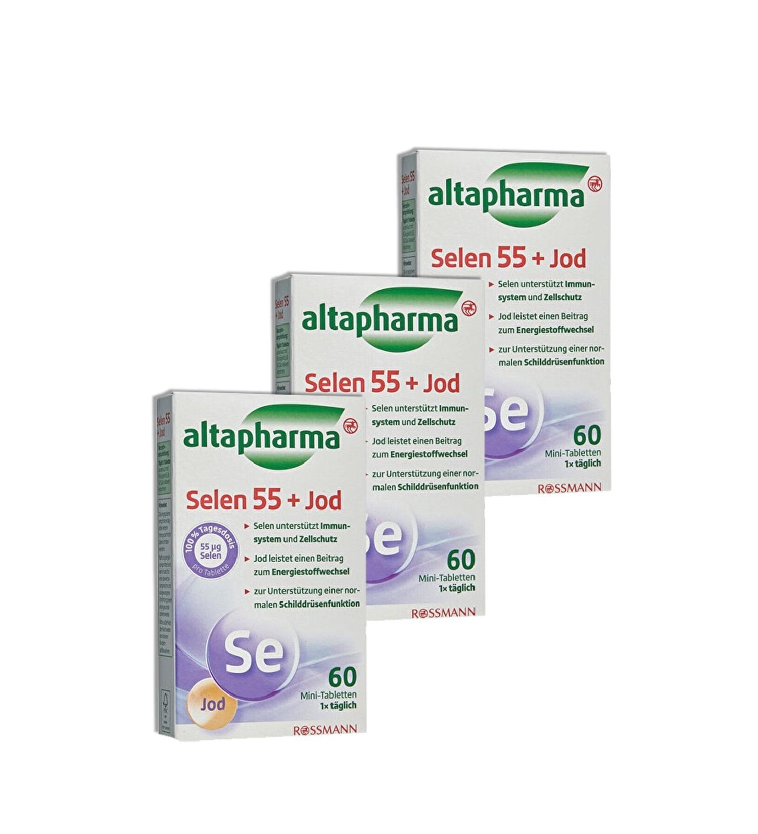 Altapharma Tablet 60 Selenium Iodine 3 Pieces