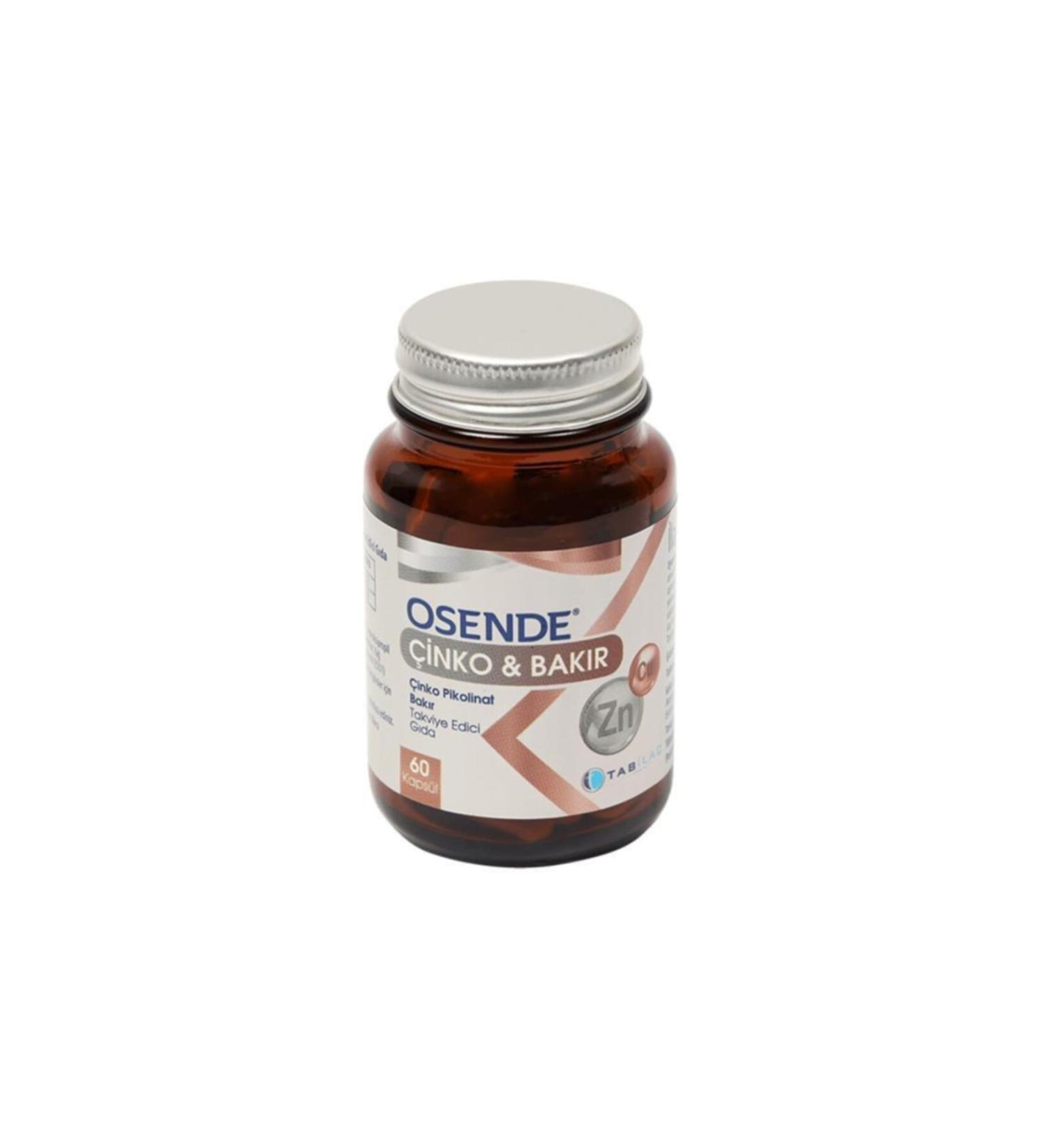 Osende Osende Zinc Copper 60 Capsules