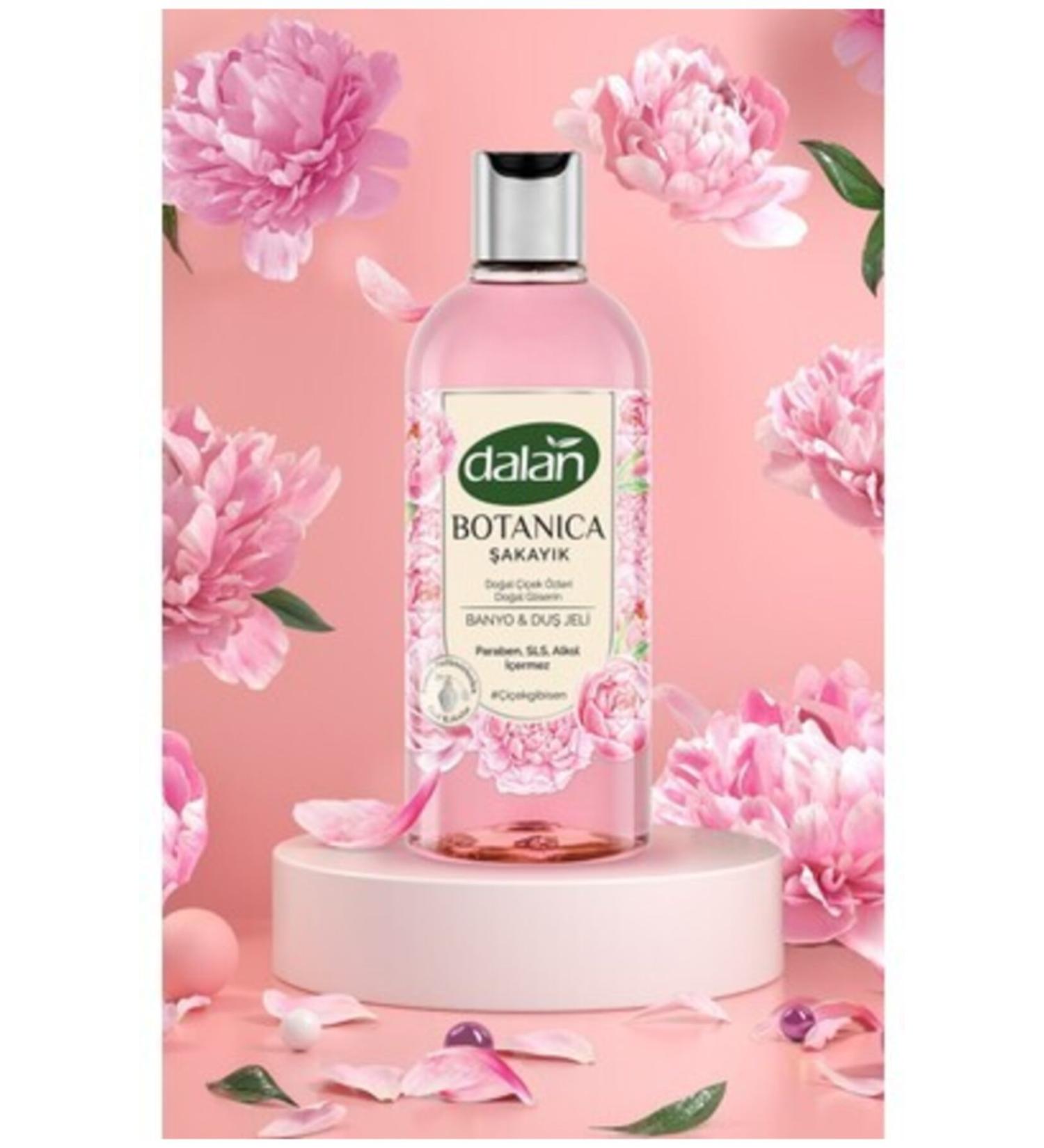 Dalan Botanica Peony Shower Gel 500 ml X 4 Pieces