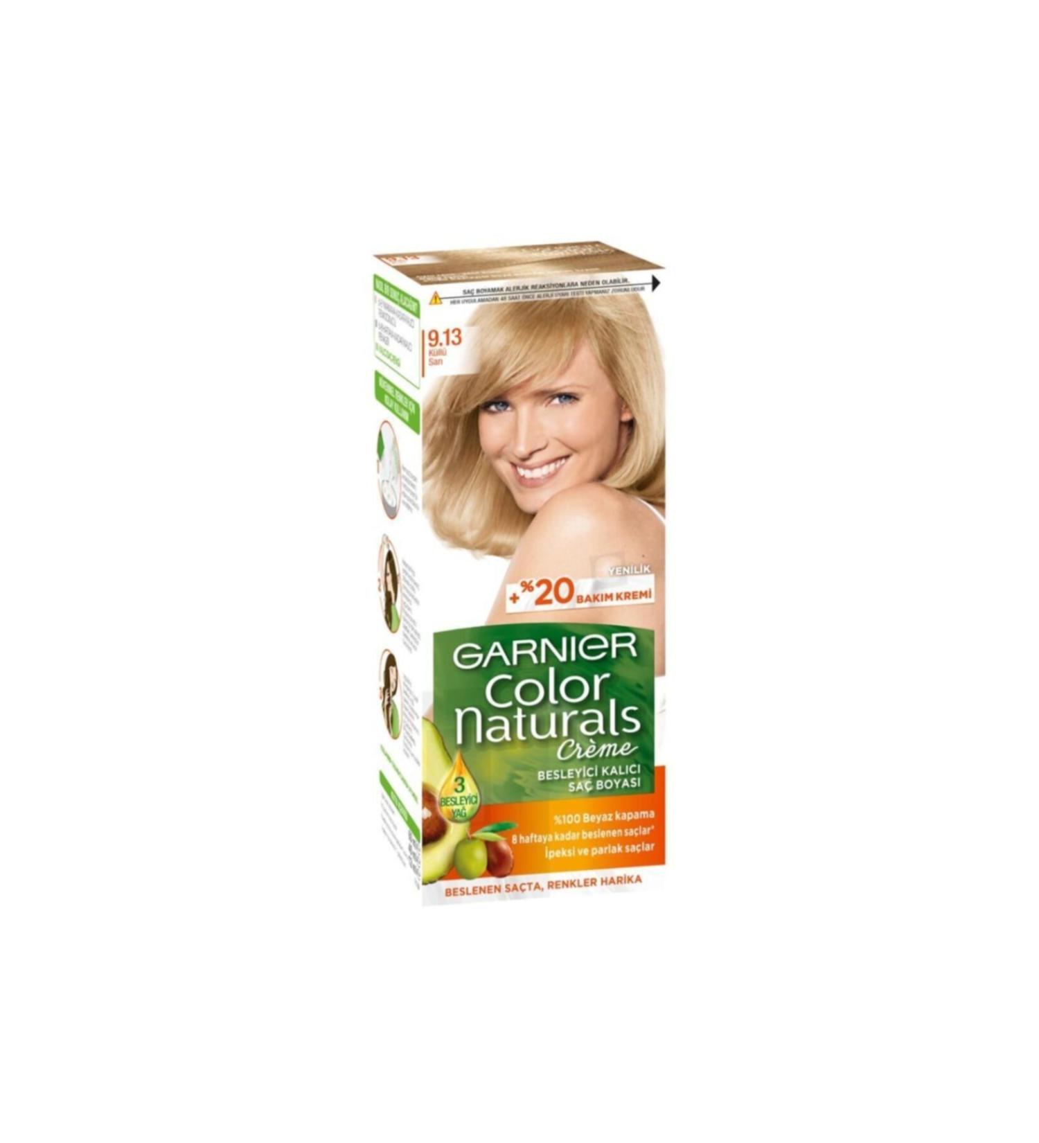 Garnier Color Naturals Hair Dye 9.13 Light Ash Blonde