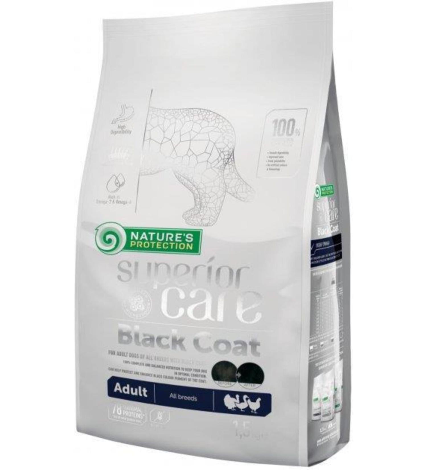 Nature's Protection Black Feathered Poultry Dog Food 1.5 Kg