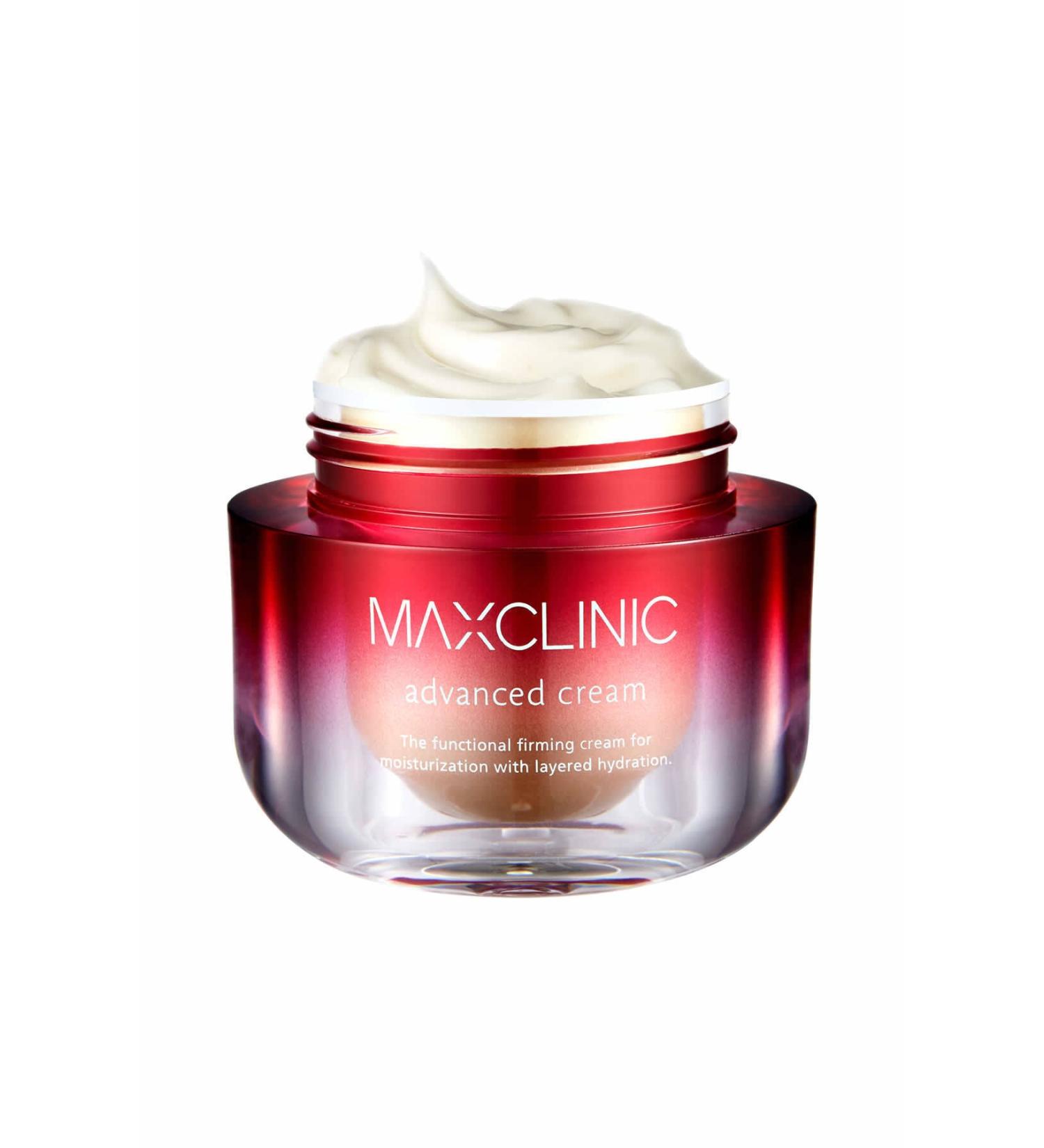 MAXCLINIC Anti-Wrinkle and Firming Advanced Cream Containing 17 Types of Peptides and Collagen - Buy Online on GoSupps.com