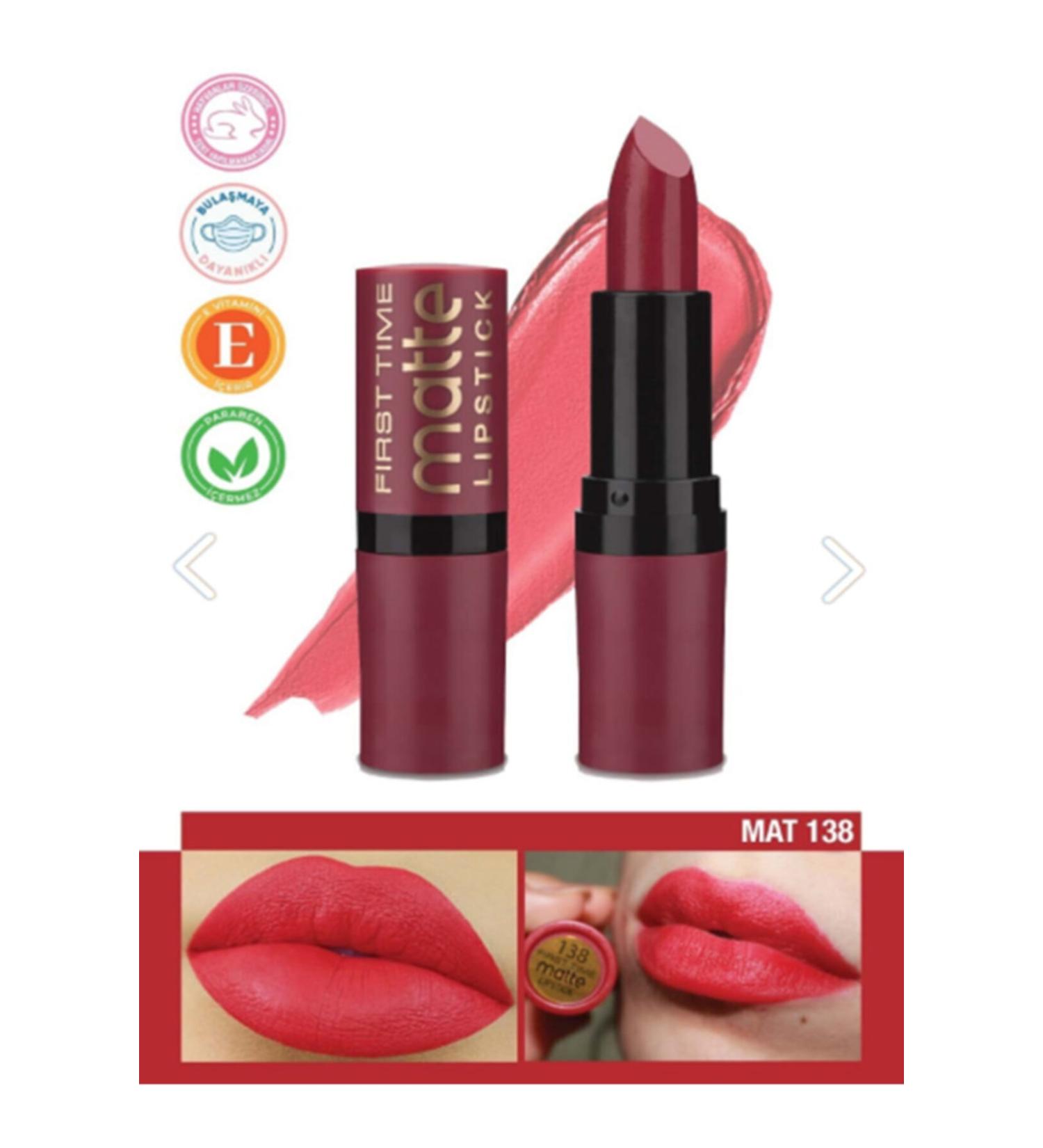 First Time First Time Rich Matte Lipstick - 138